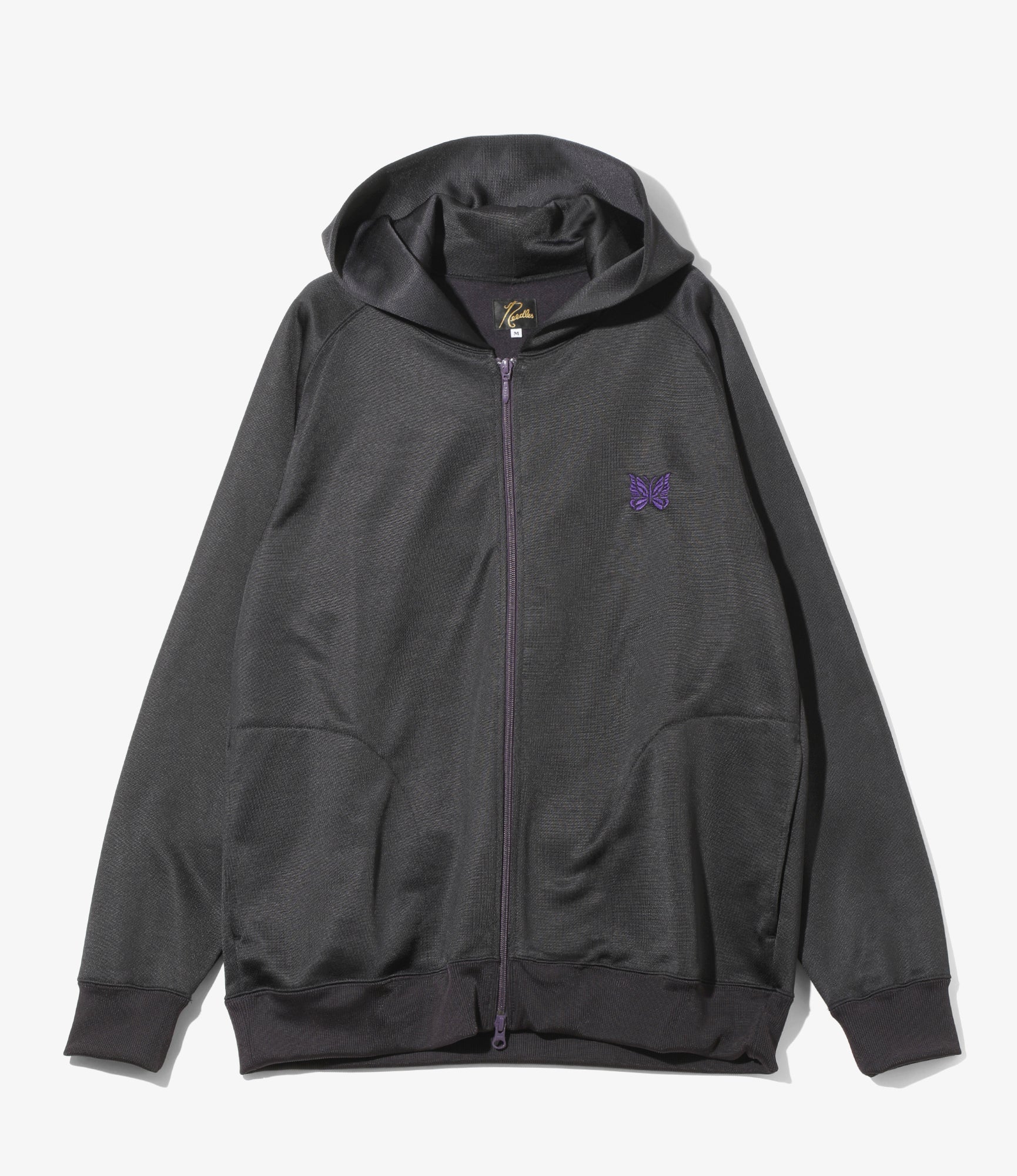 Zipped Hoody - Purple - Bright Jersey