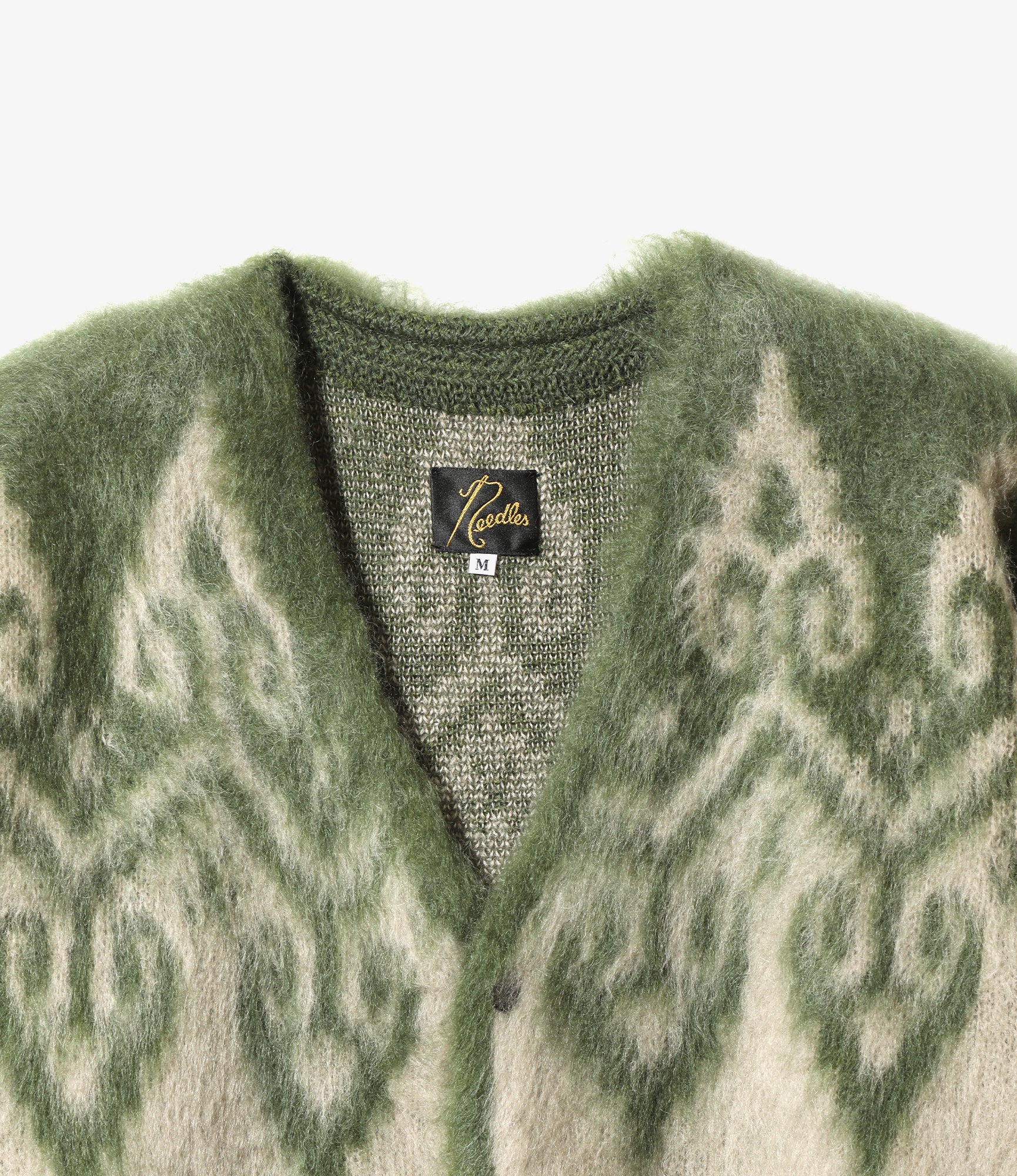 Mohair Cardigan - Olive - Nordic