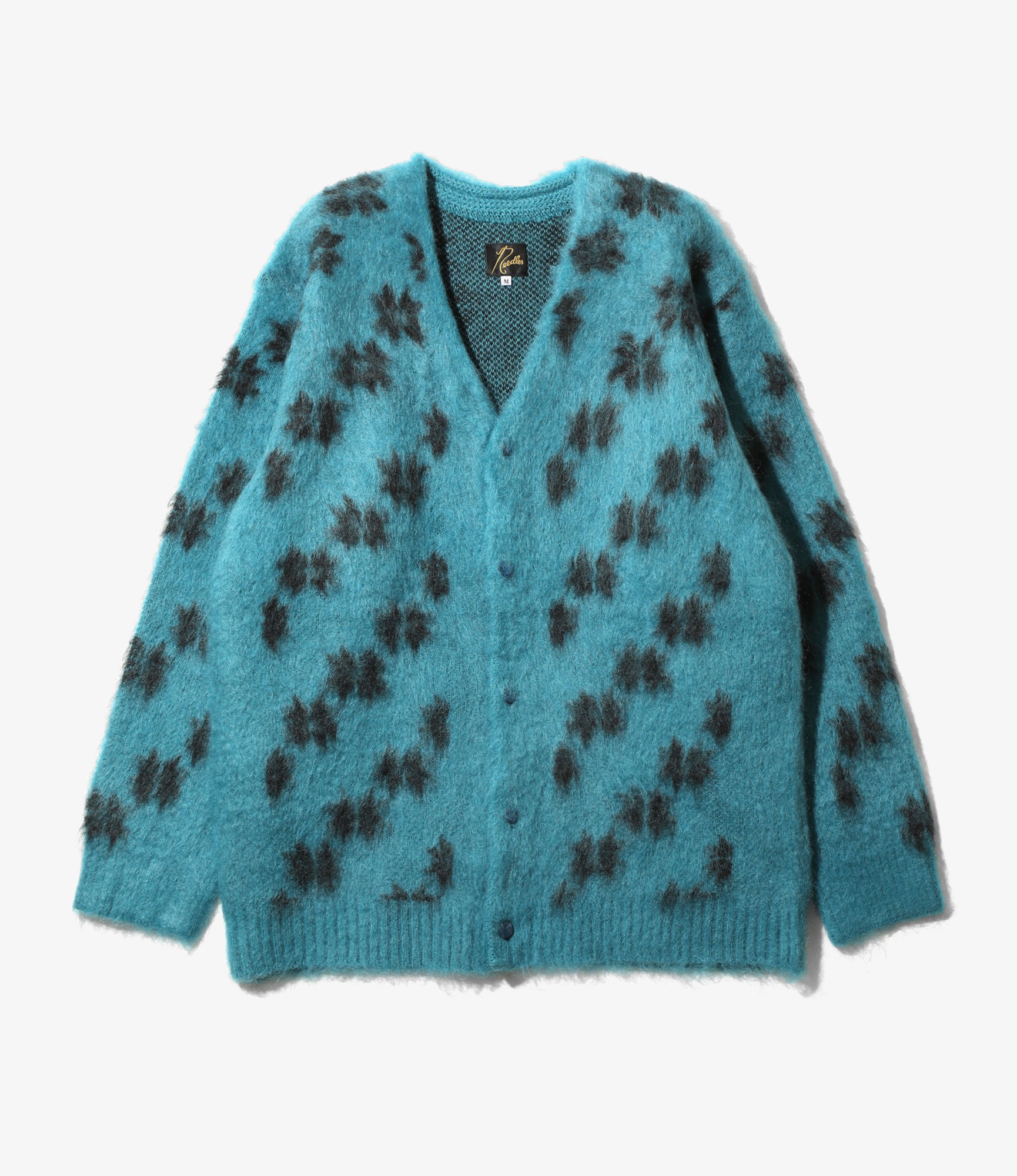 Mohair Cardigan - Blue - Snowflake
