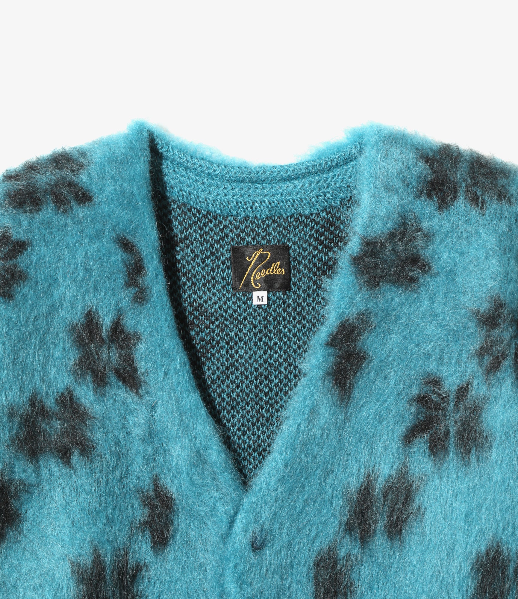 Mohair Cardigan - Blue - Snowflake