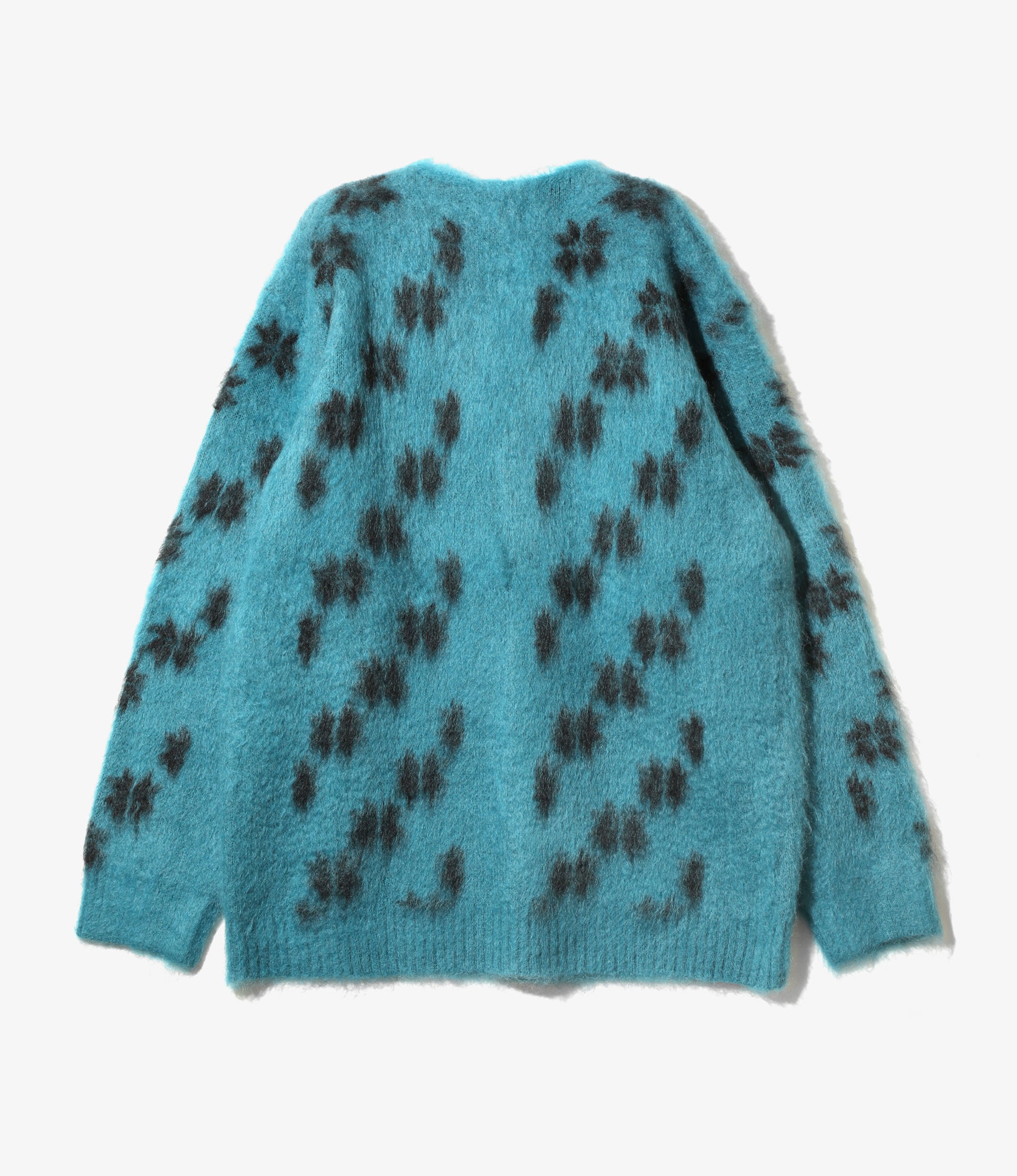 Mohair Cardigan - Blue - Snowflake