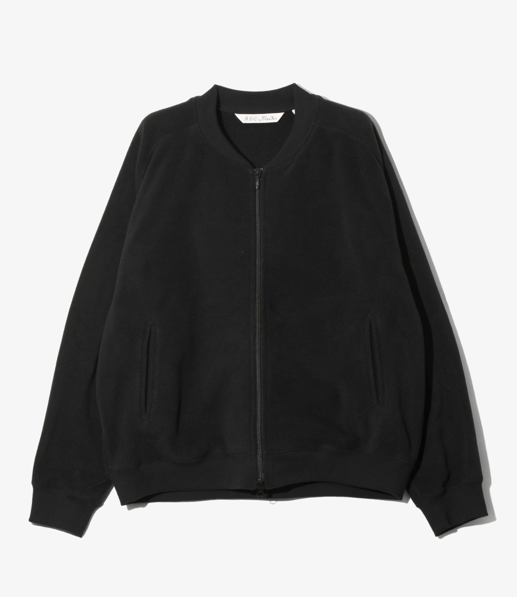 Between Jacket - Black - Poly Fleece
