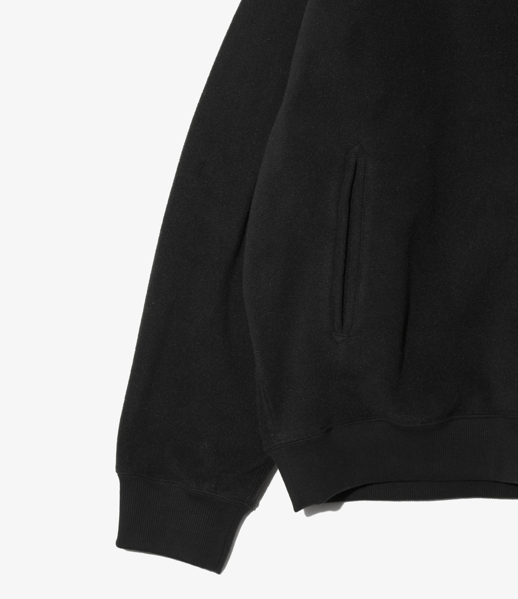 Between Jacket - Black - Poly Fleece
