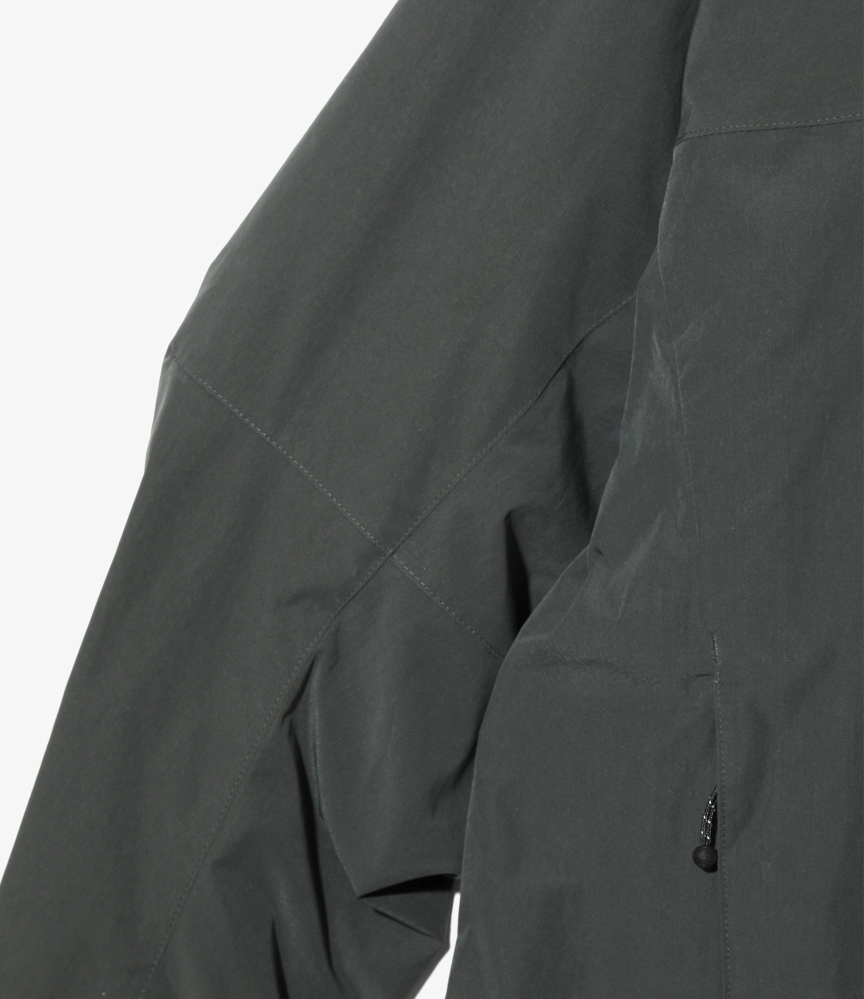Wind Jacket - Charcoal - Poly Stretch Twill