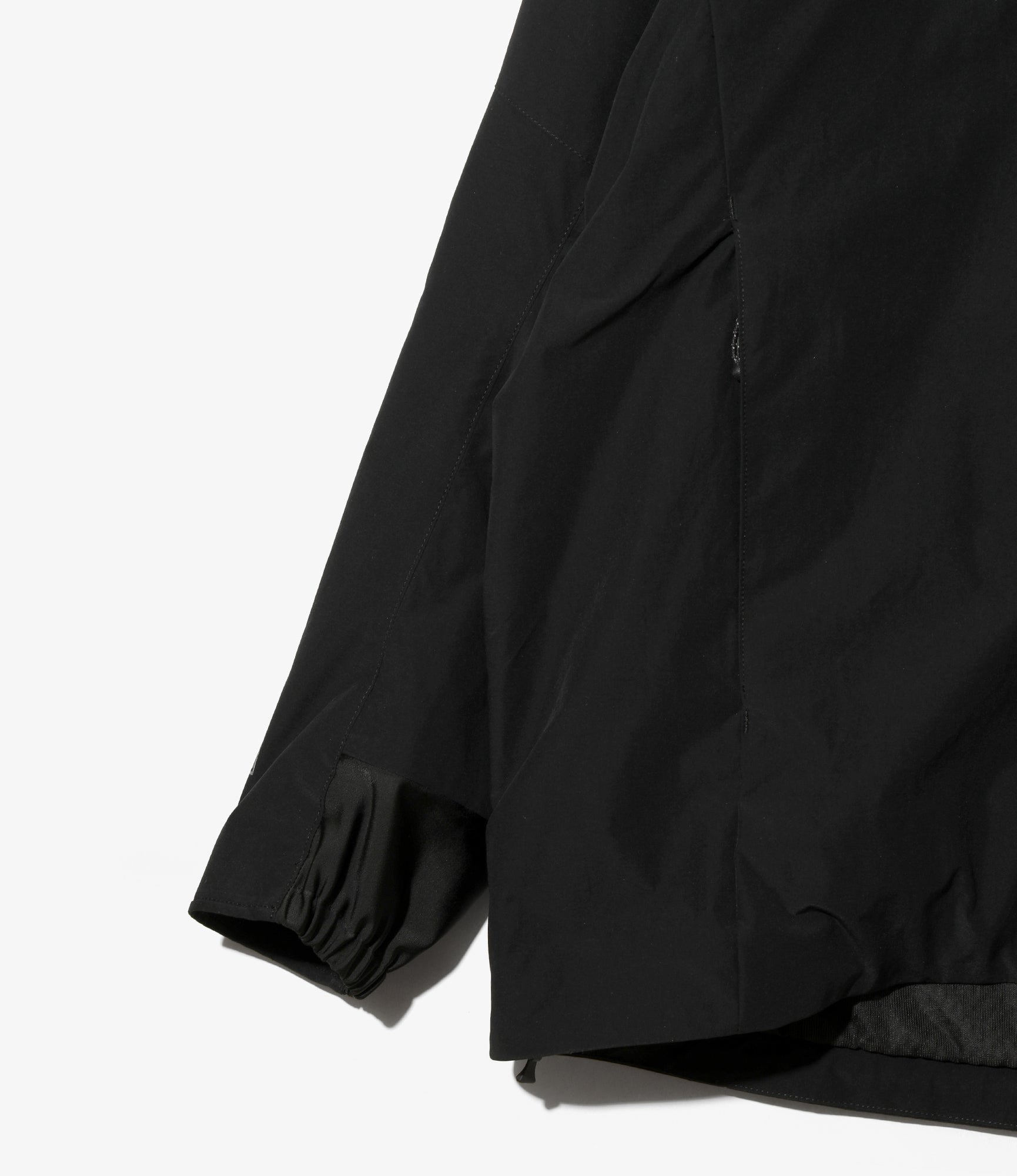 Wind Jacket - Black - Poly Stretch Twill