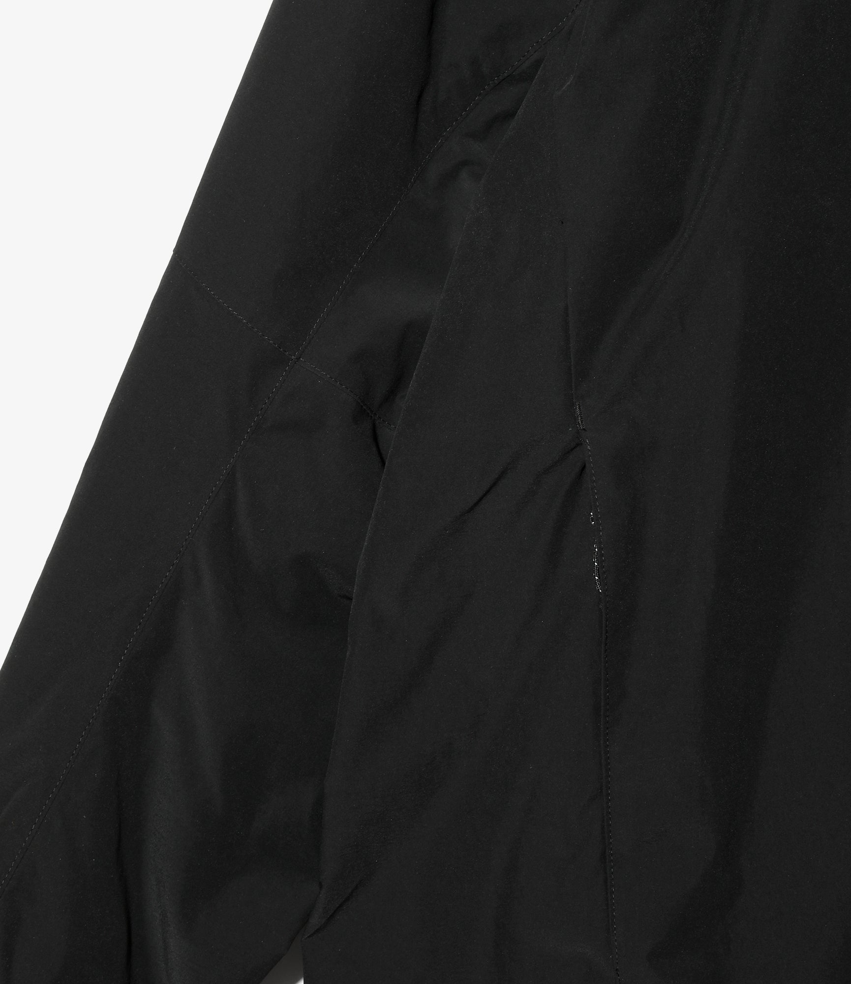 Wind Jacket - Black - Poly Stretch Twill