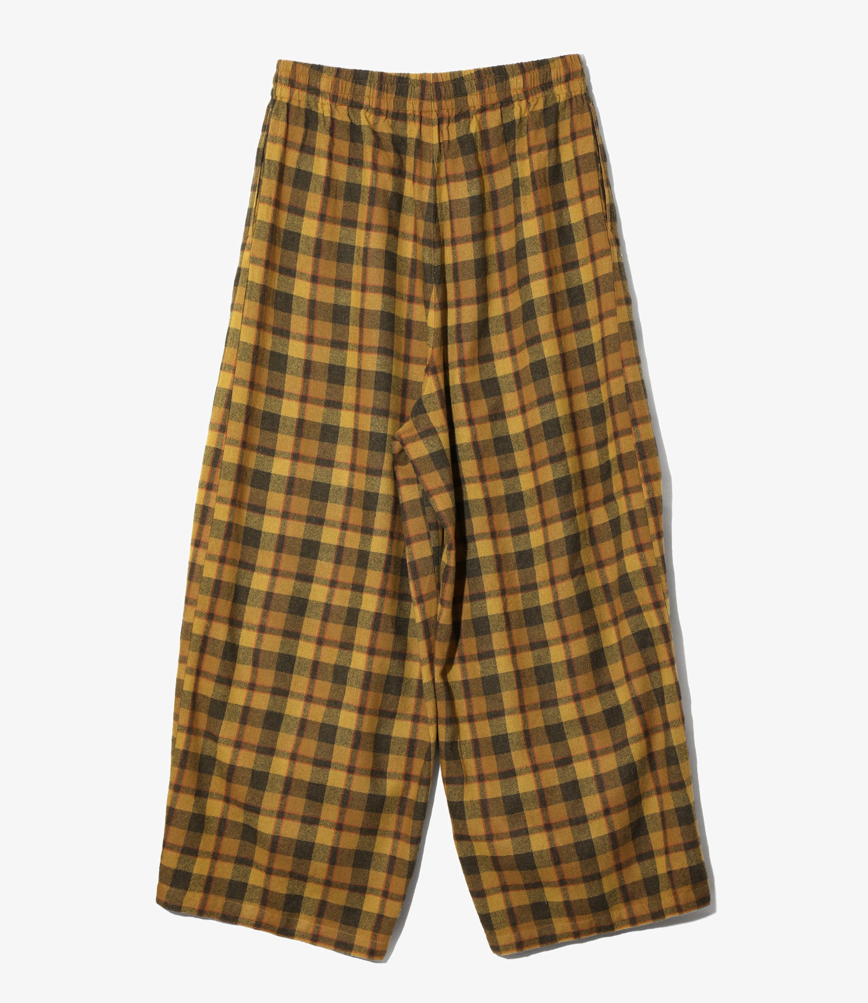 Needles x PENDLETON H.D. Pant - Yellow - Wool Plaid