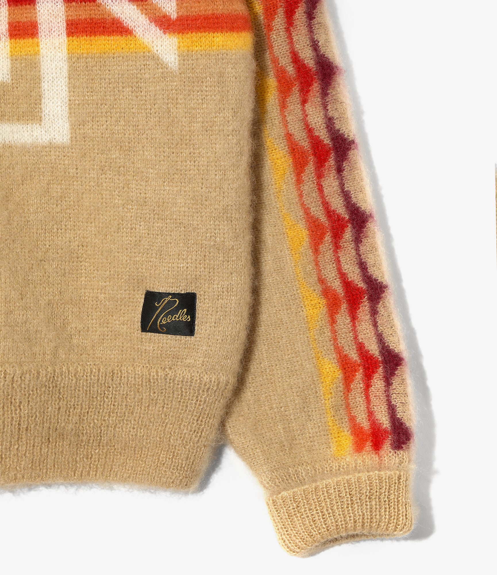 Needles x PENDLETON Mohair Sweater - Beige - Harding