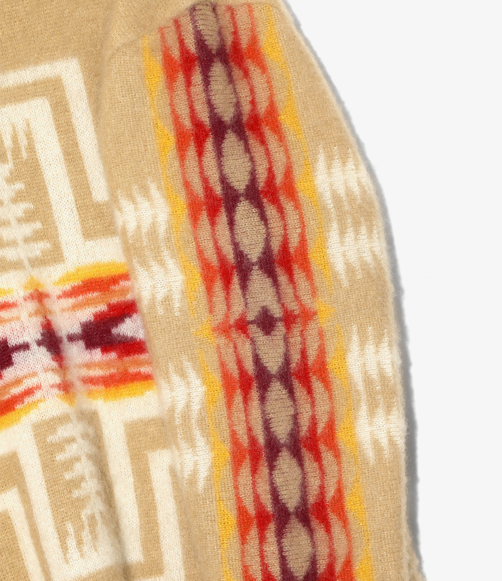 Needles x PENDLETON Mohair Sweater - Beige - Harding