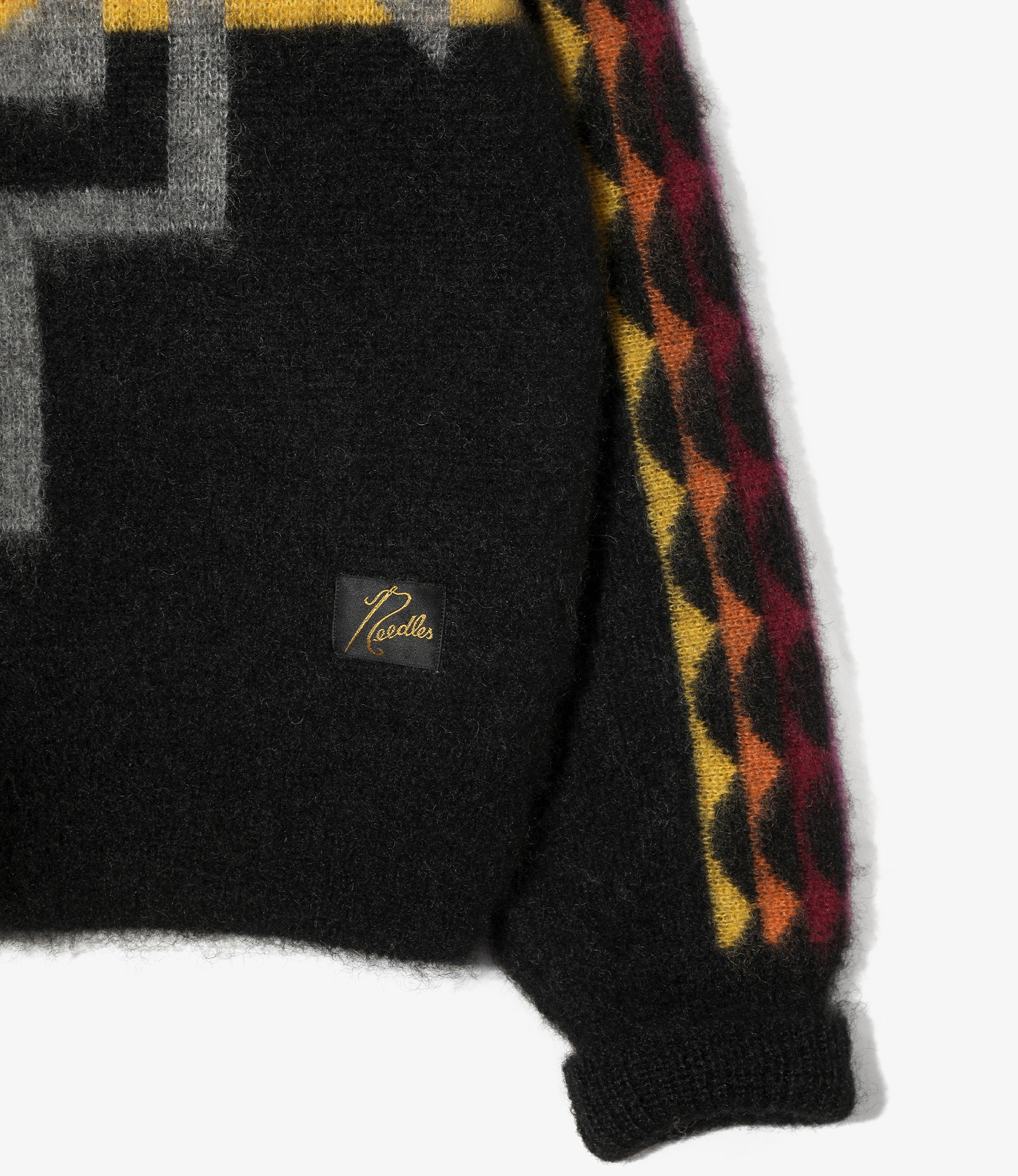Needles x PENDLETON Mohair Sweater - Black - Harding