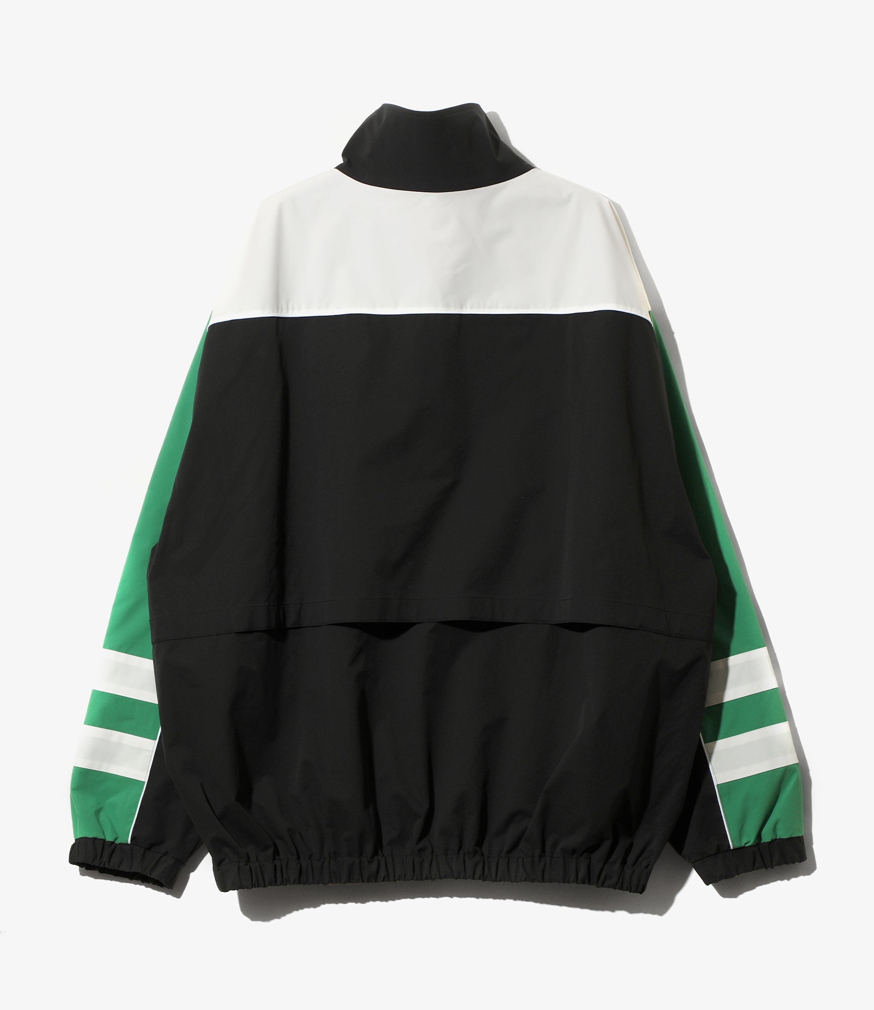 Needles x FILA Star Cut Over Sized Windbreaker - Black/White/Green
