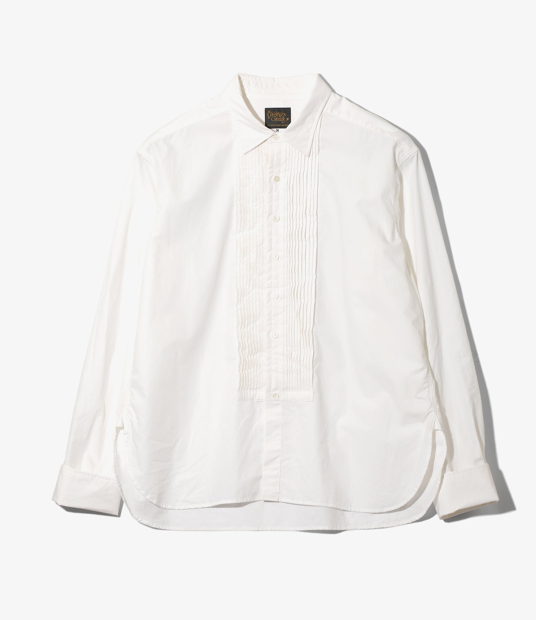 Tuxedo Shirt - Off White - Cotton Typewriter