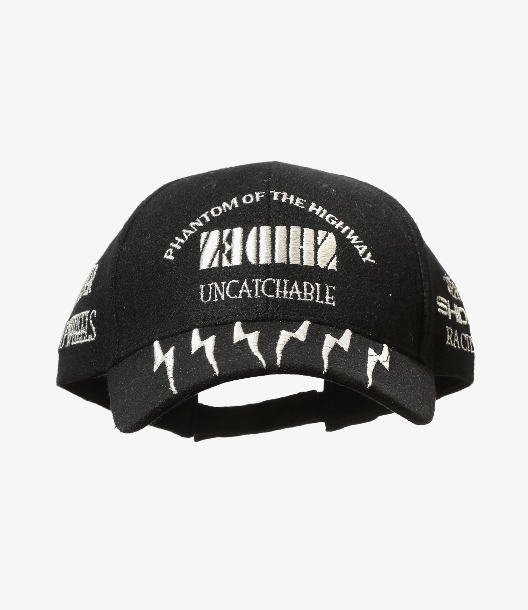 Apolo Cap - Black - Wool Melton