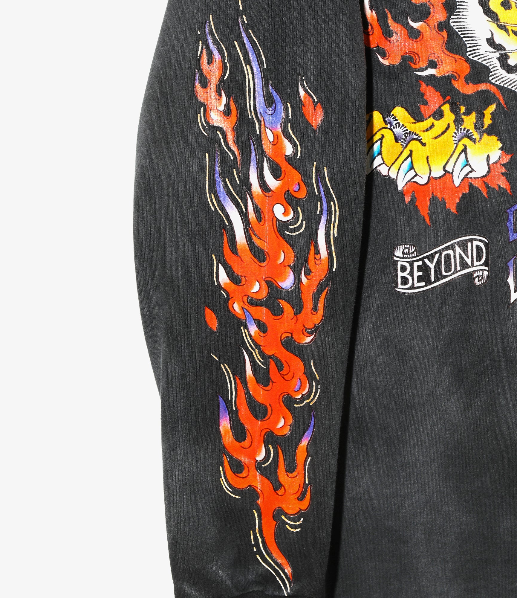 L/S Tee - Faded Black - Tiger