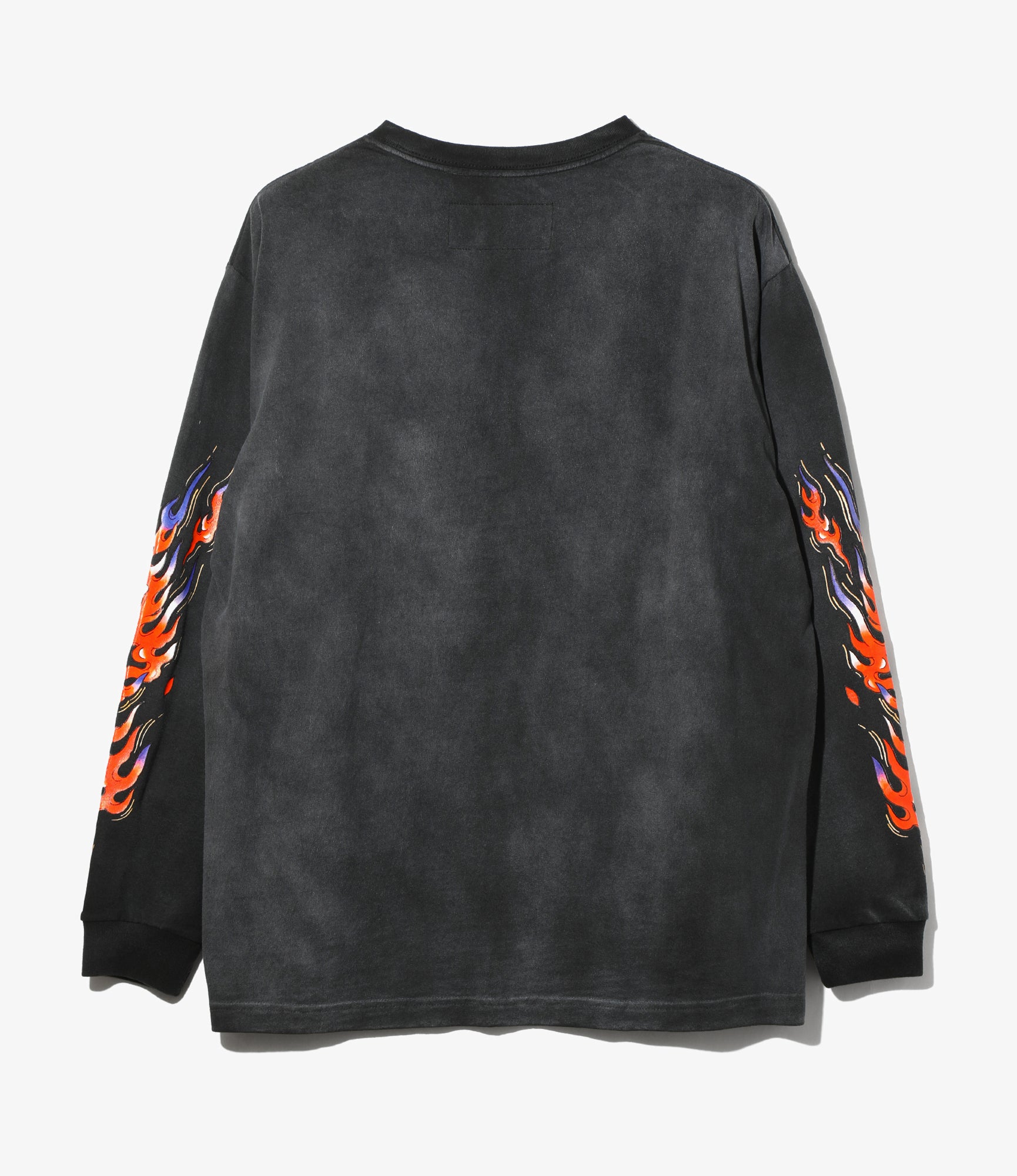 L/S Tee - Faded Black - Tiger
