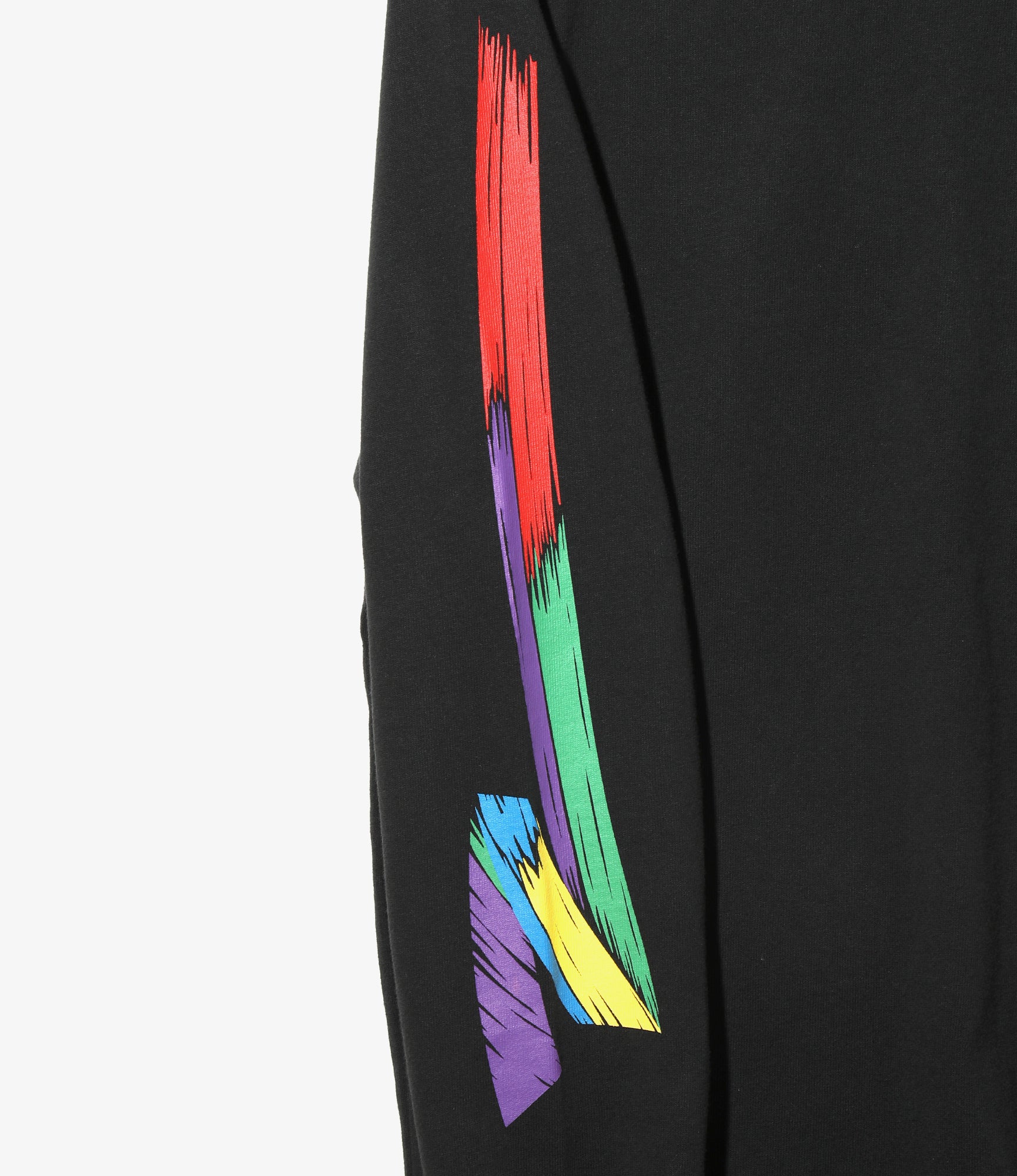 L/S Mock Neck Tee - Black - BARI BARI