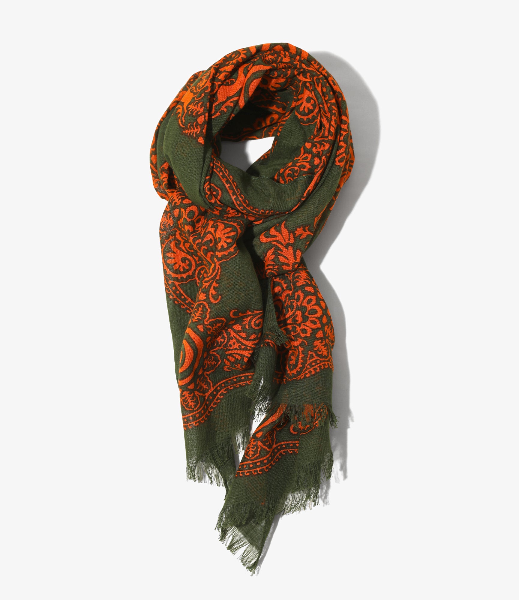 Stole - Green - Cotton Gauze