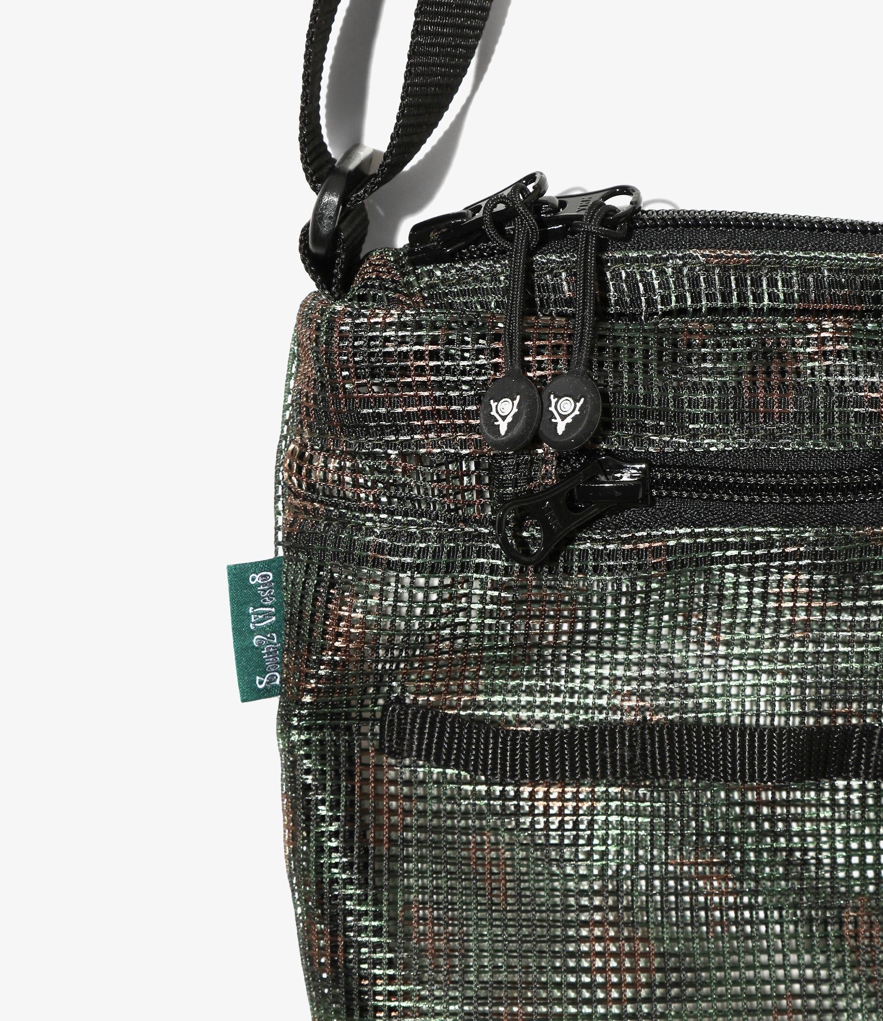 Sacoche - Green - Printed Heavyweight Mesh