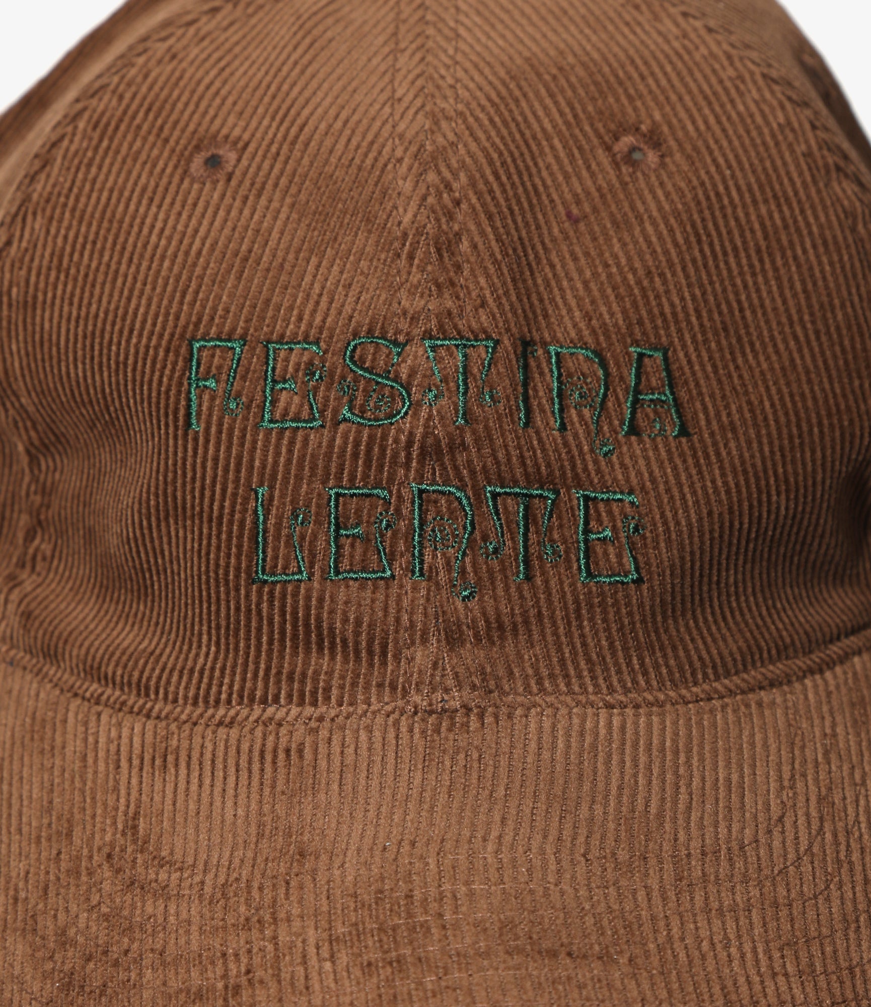 6 Panel Cap - Brown - Corduroy
