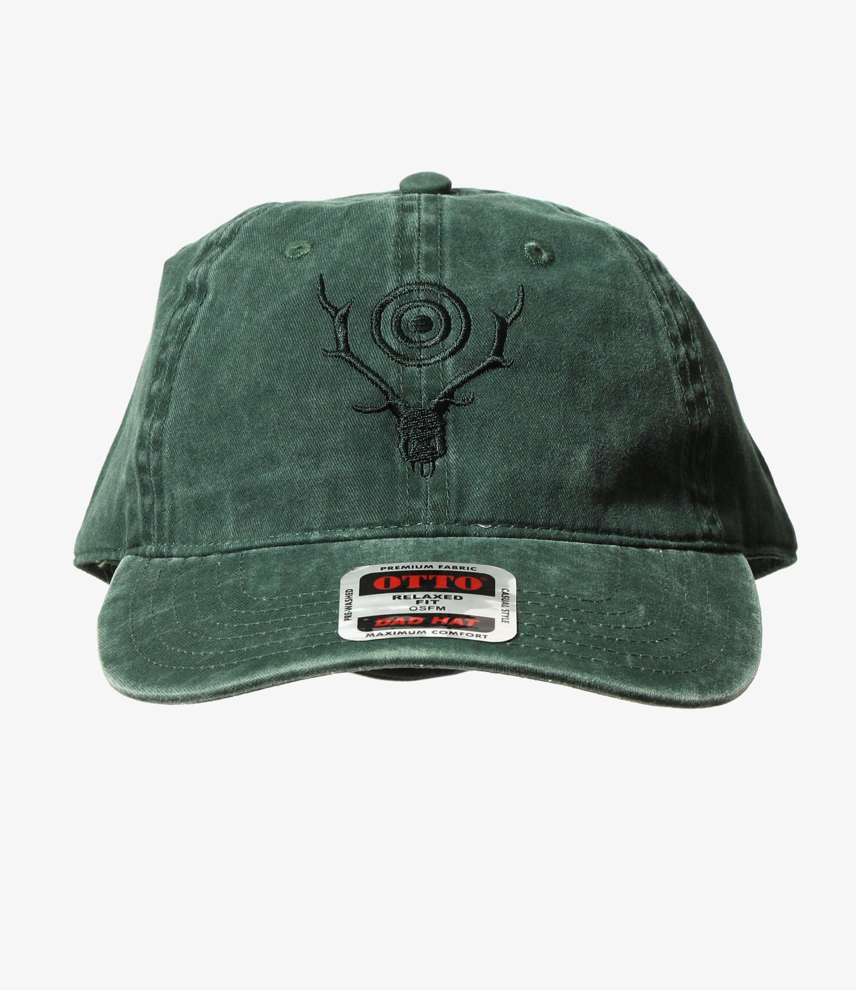Strap Back Cap - Green - S&T Emb.