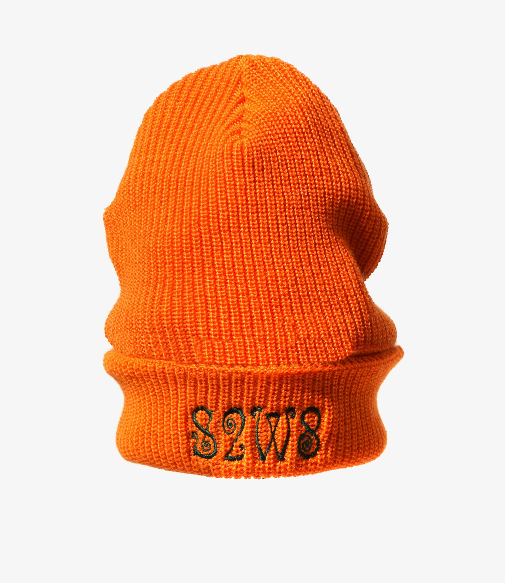 Watch Cap - Orange - W/A Knit