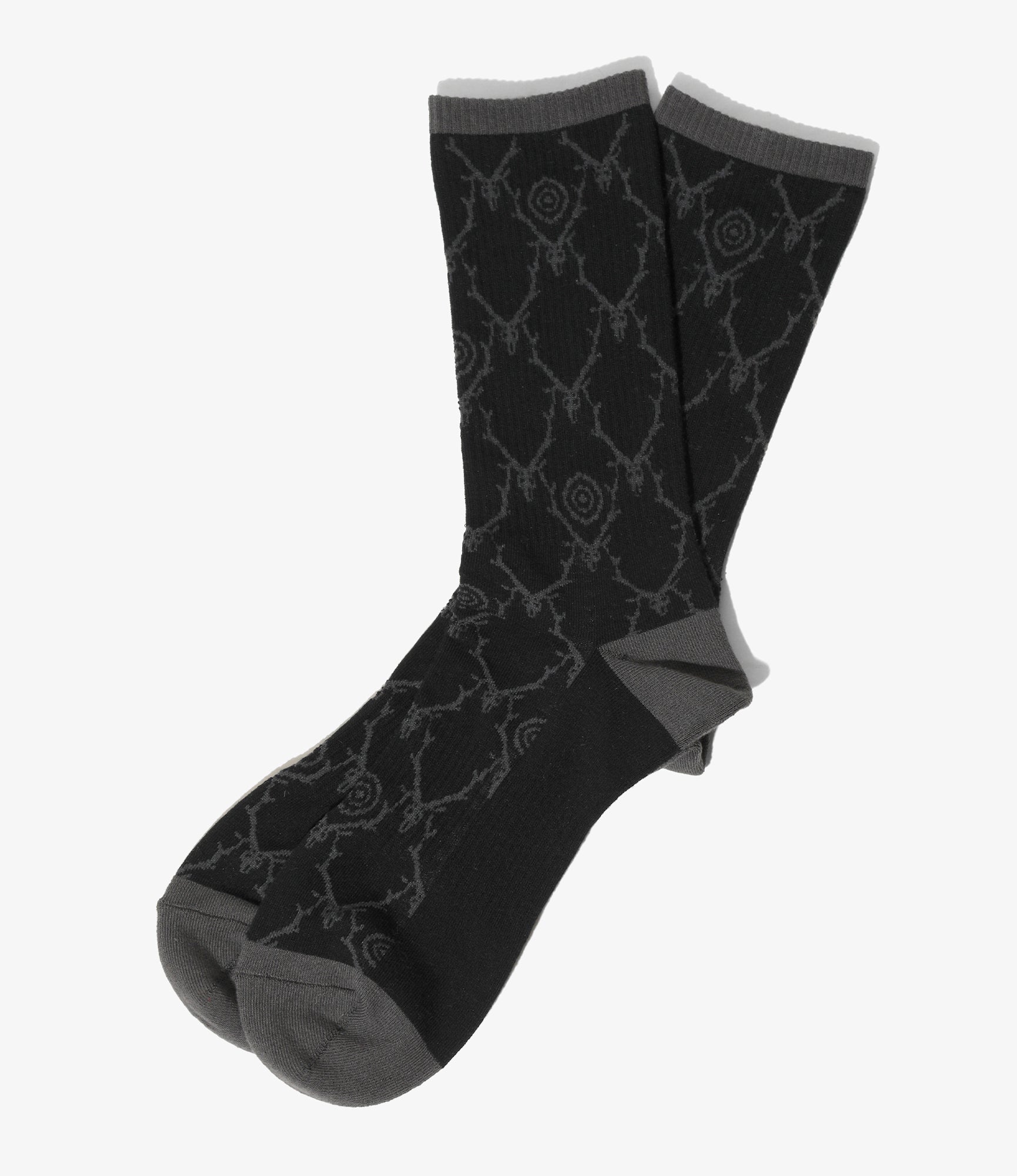 Socks - Black - Jq. / Skull&Target