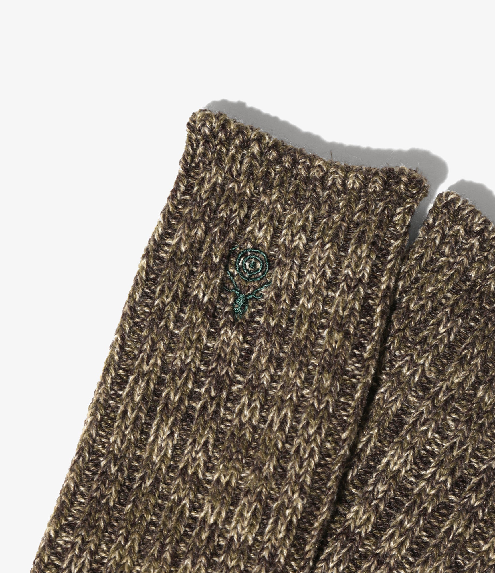 Melange Socks - Khaki