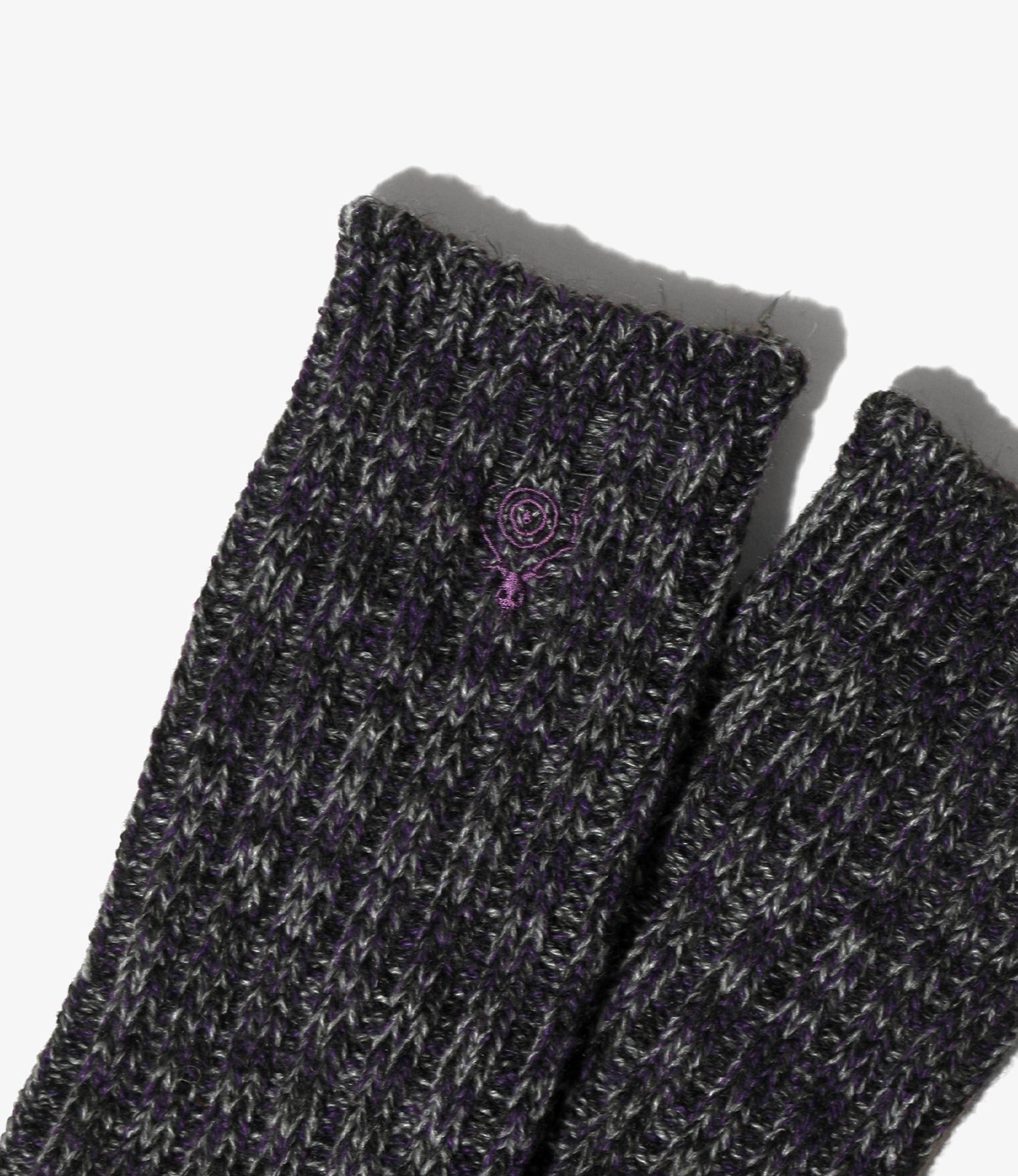 Melange Socks - Purple
