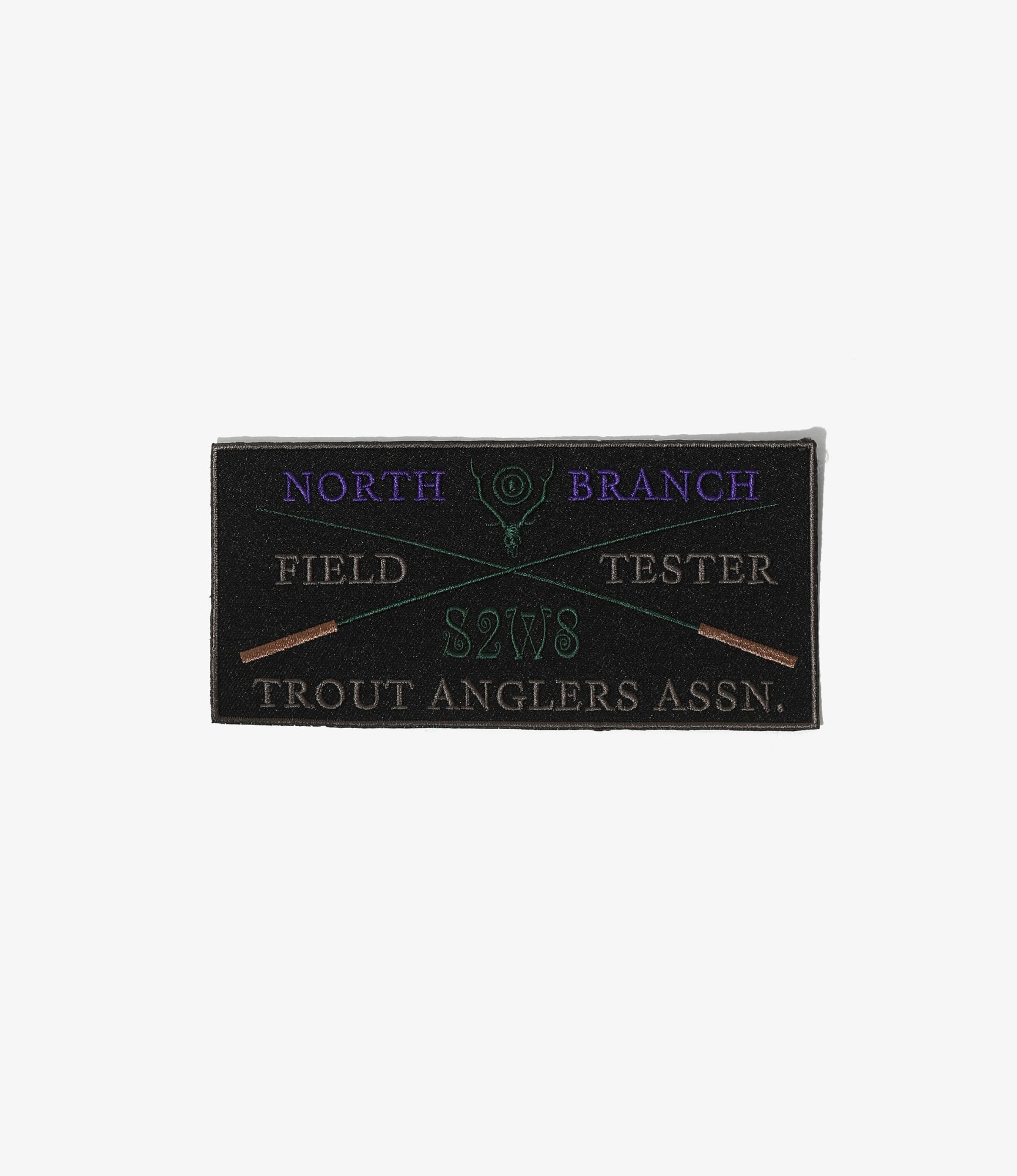 Emblem - Black - S2W8 TROUT ANGLERS ASSN