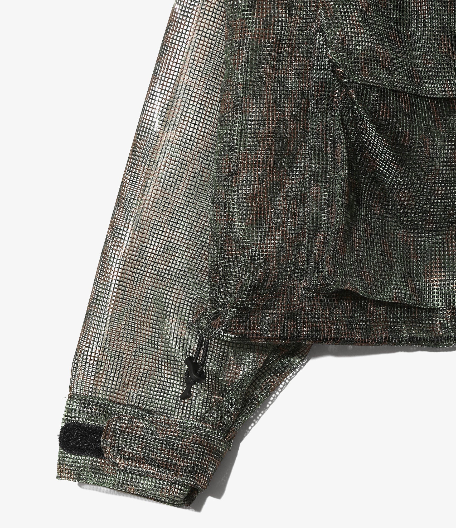 Bush Trek Jacket - Green - Printed Heavyweight Mesh