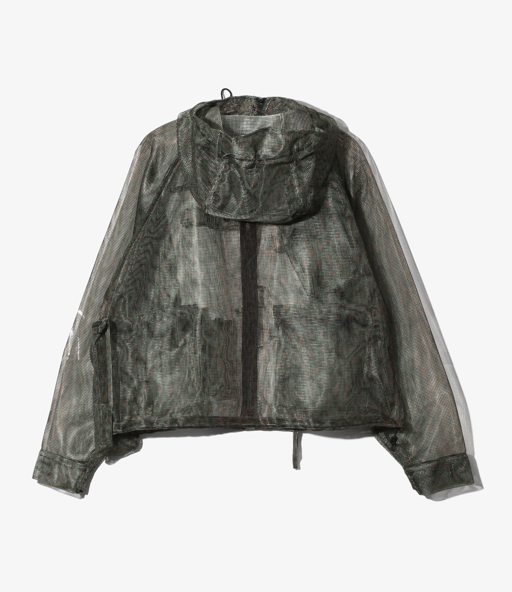 Bush Trek Jacket - Green - Printed Heavyweight Mesh