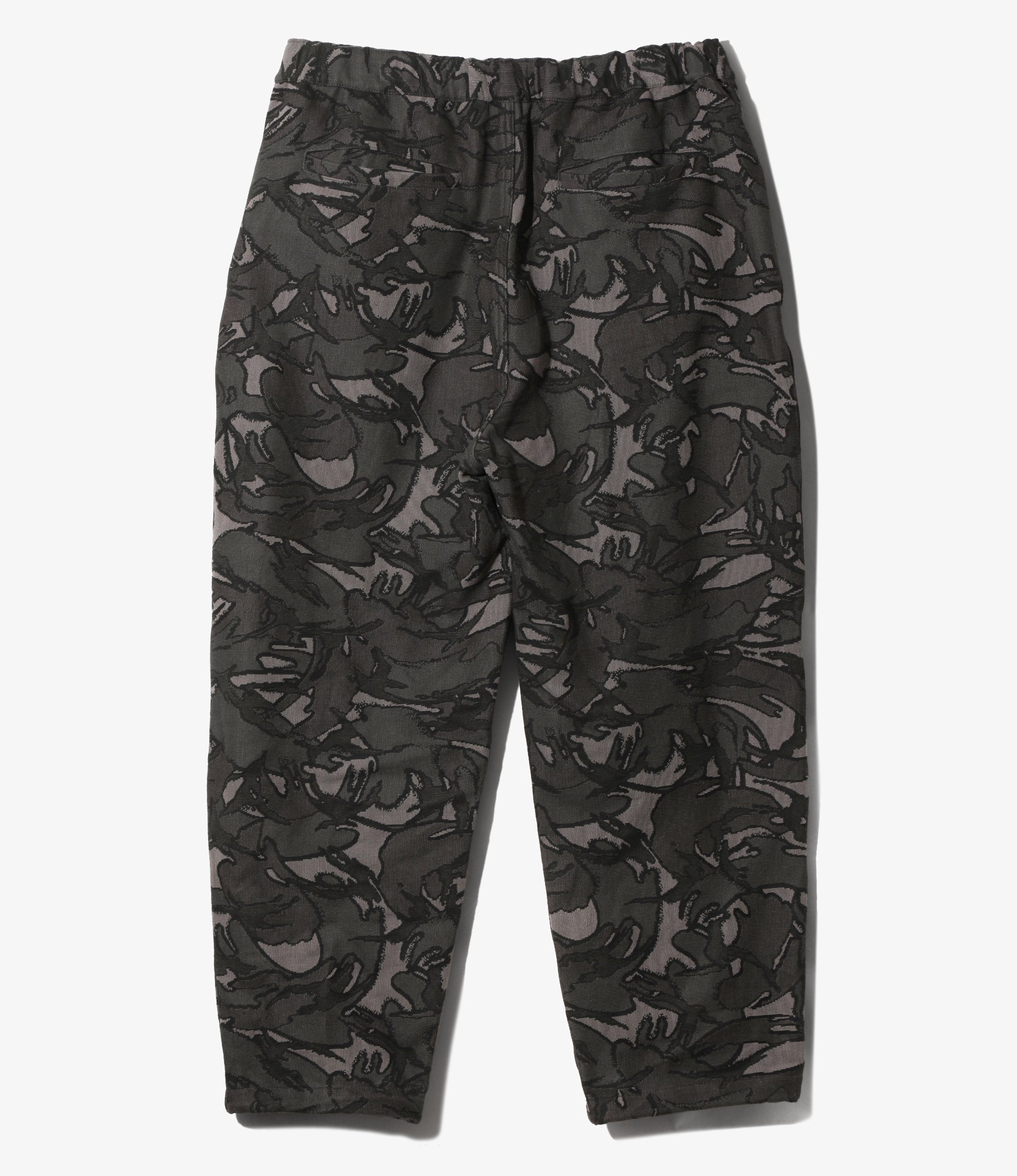 Belted Logger Pant - Black - Camo Jq.