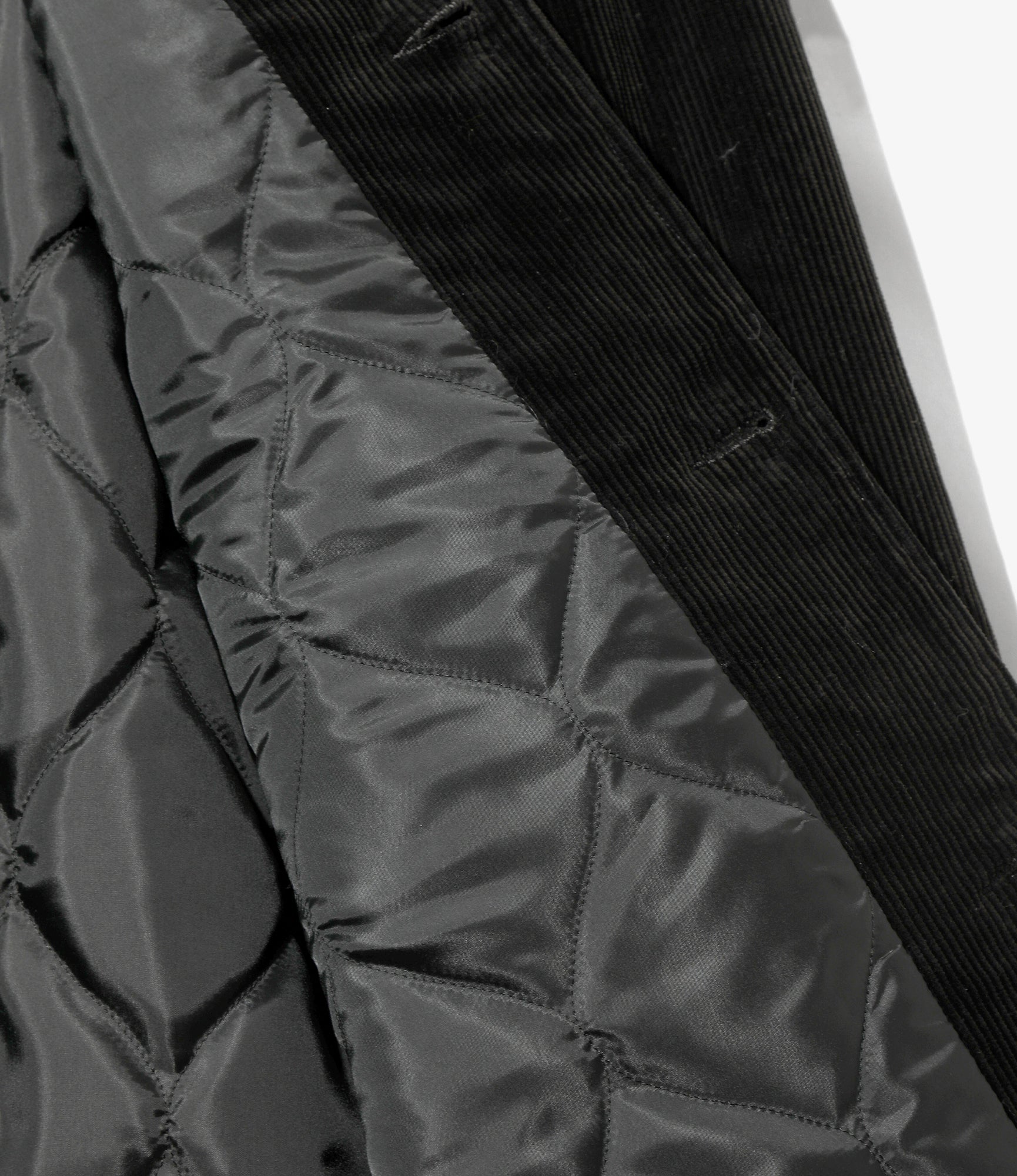 Army Coat - Black - 8W Corduroy