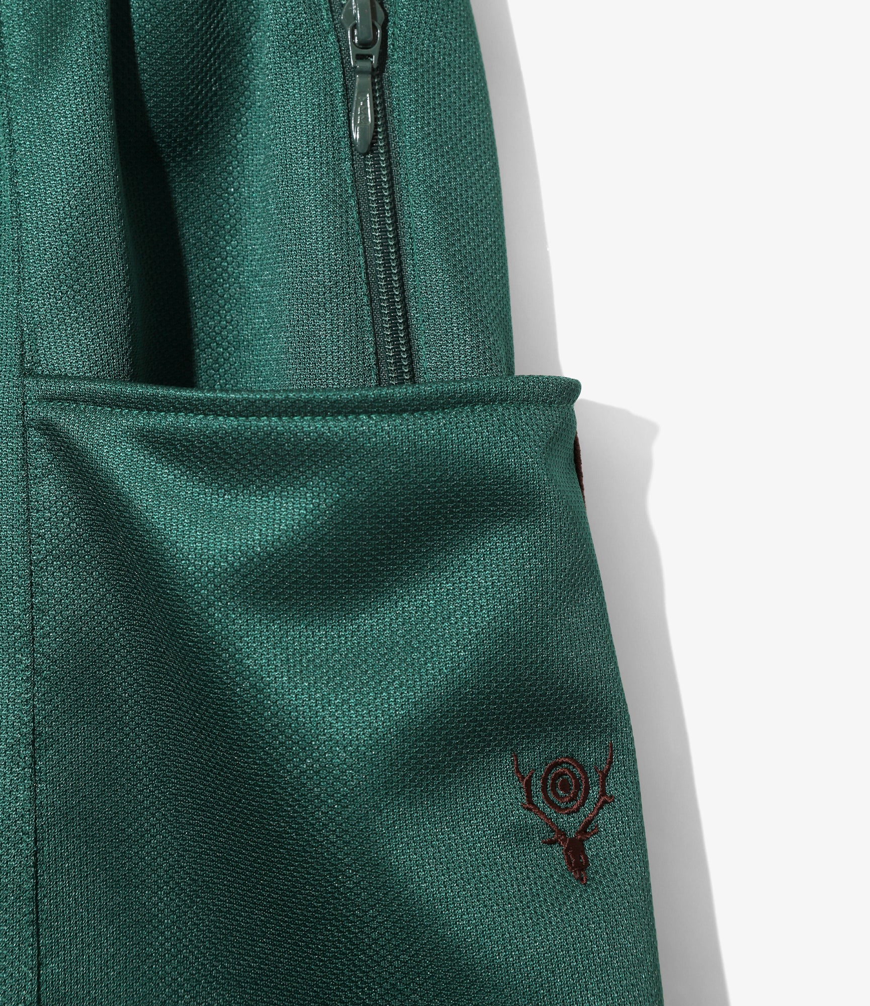 Women's String C.S Skirt - Green - Poly Smooth