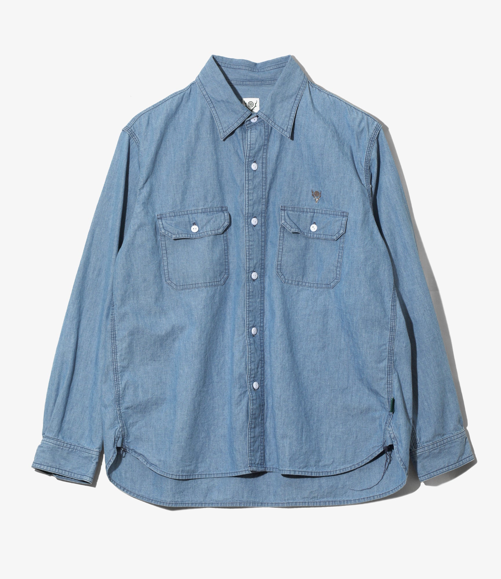 Work Shirt - Sax - Cotton Chambray