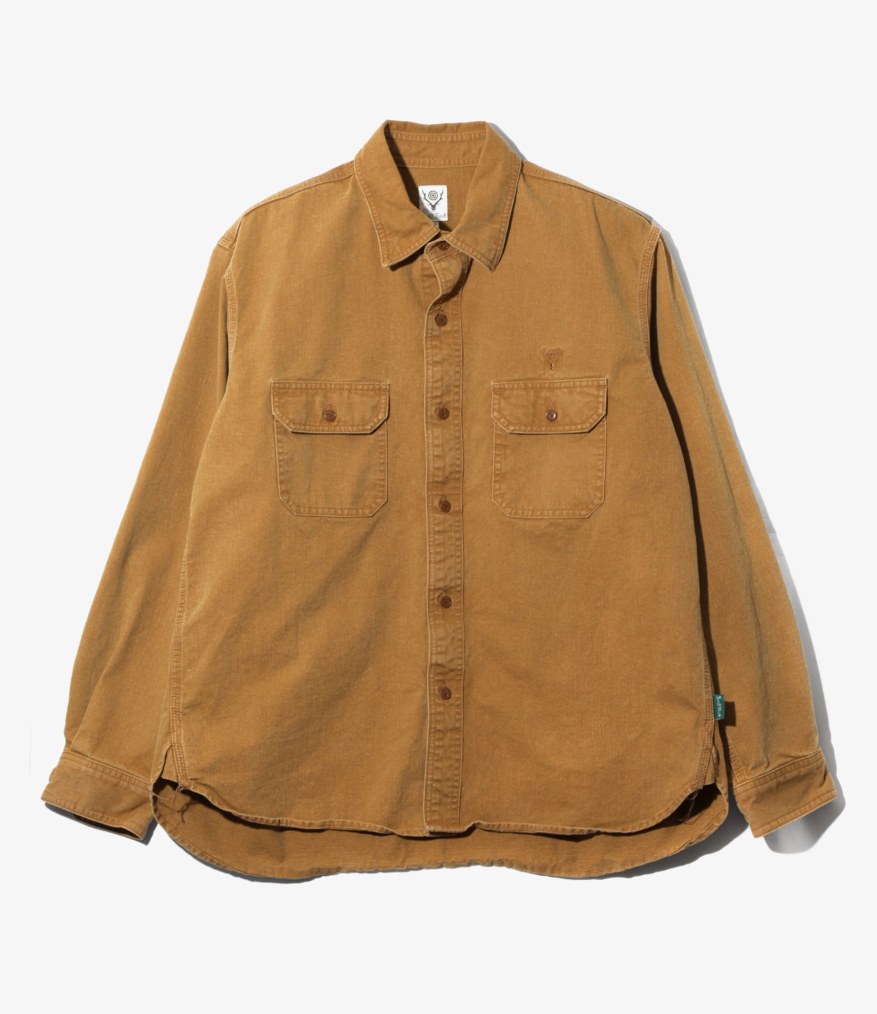 Work Shirt - Khaki - Cotton Twill