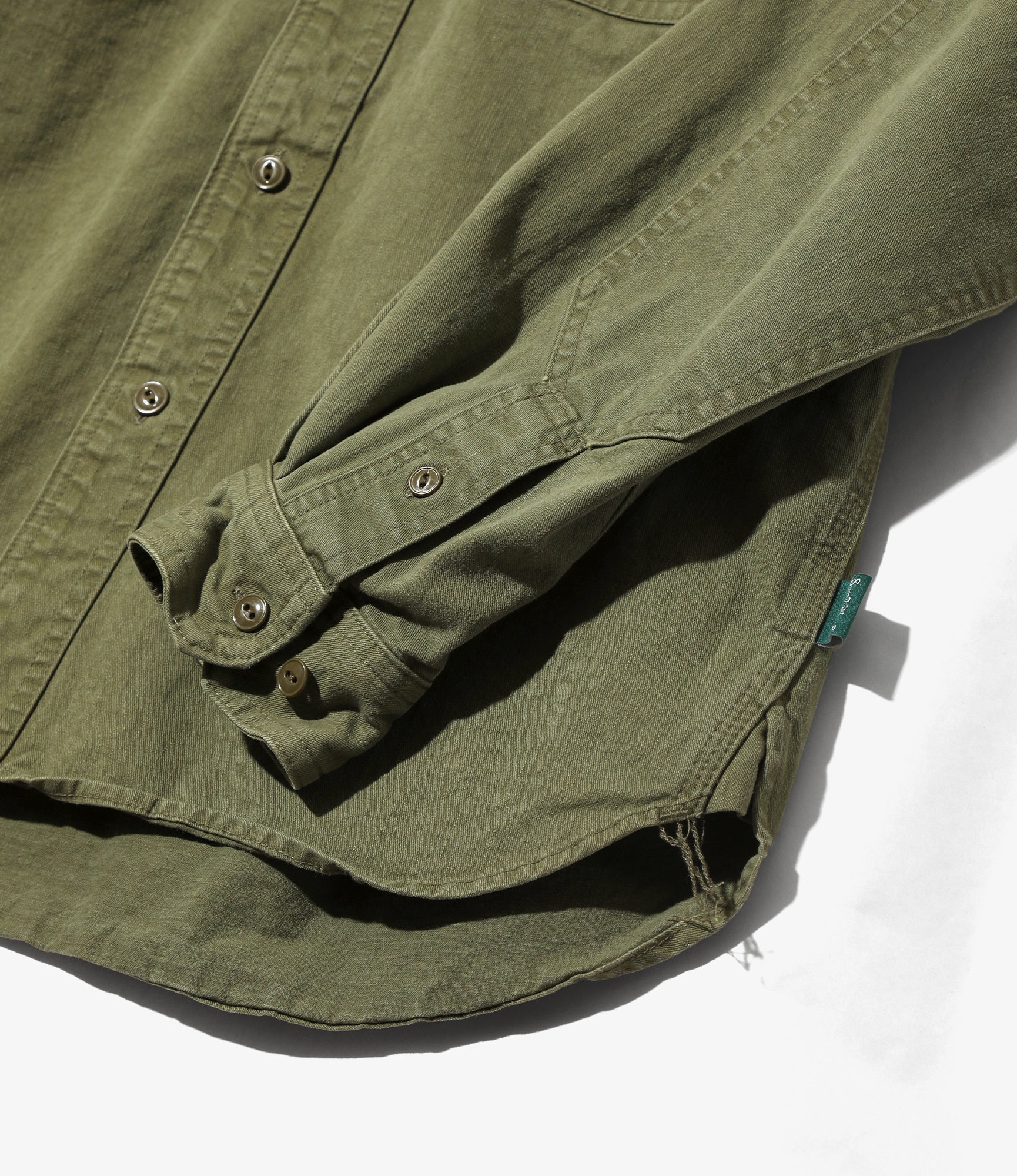 Work Shirt - Olive - Cotton Twill