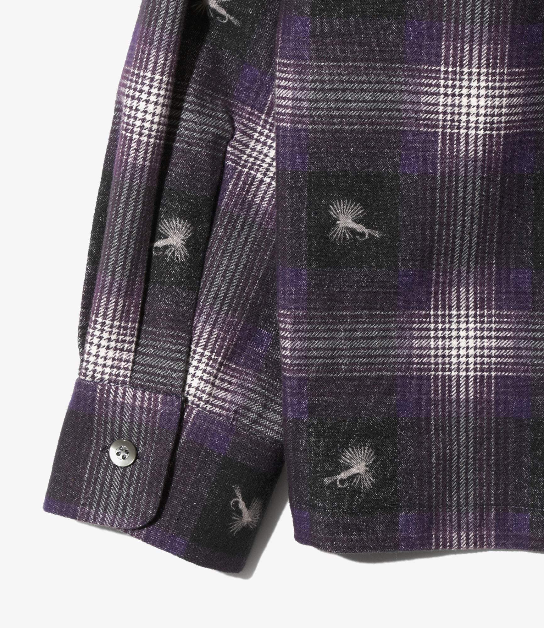Classic Shirt - Purple - Printed Flannel