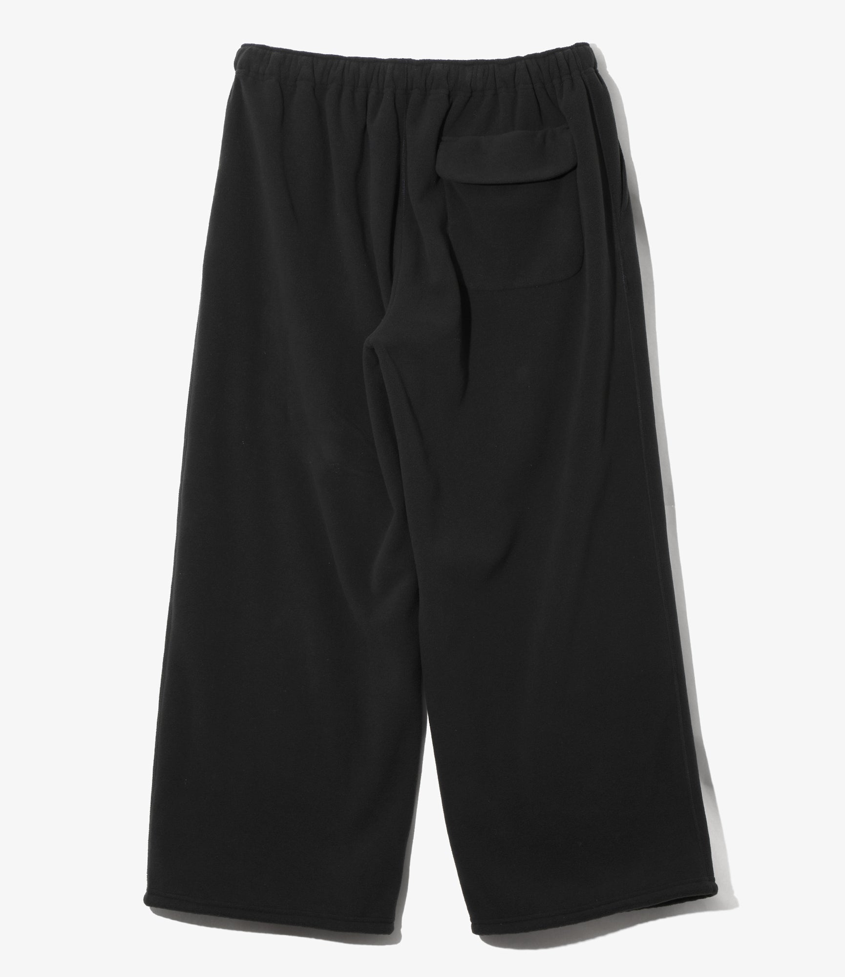 String Slack Pant - Black - Poly Fleece