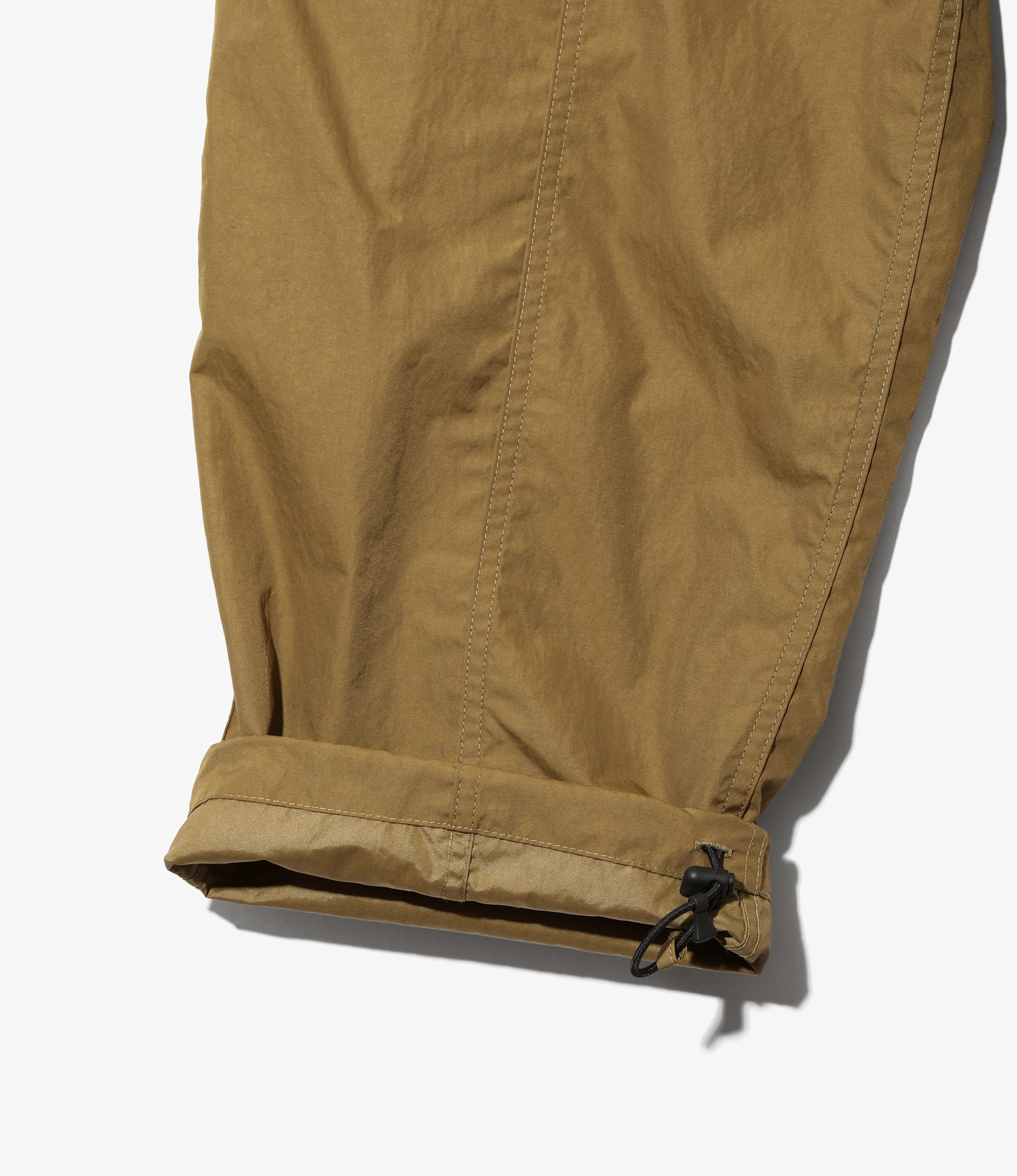 Belted C.S.Pant - Brown - Nylon Tussah