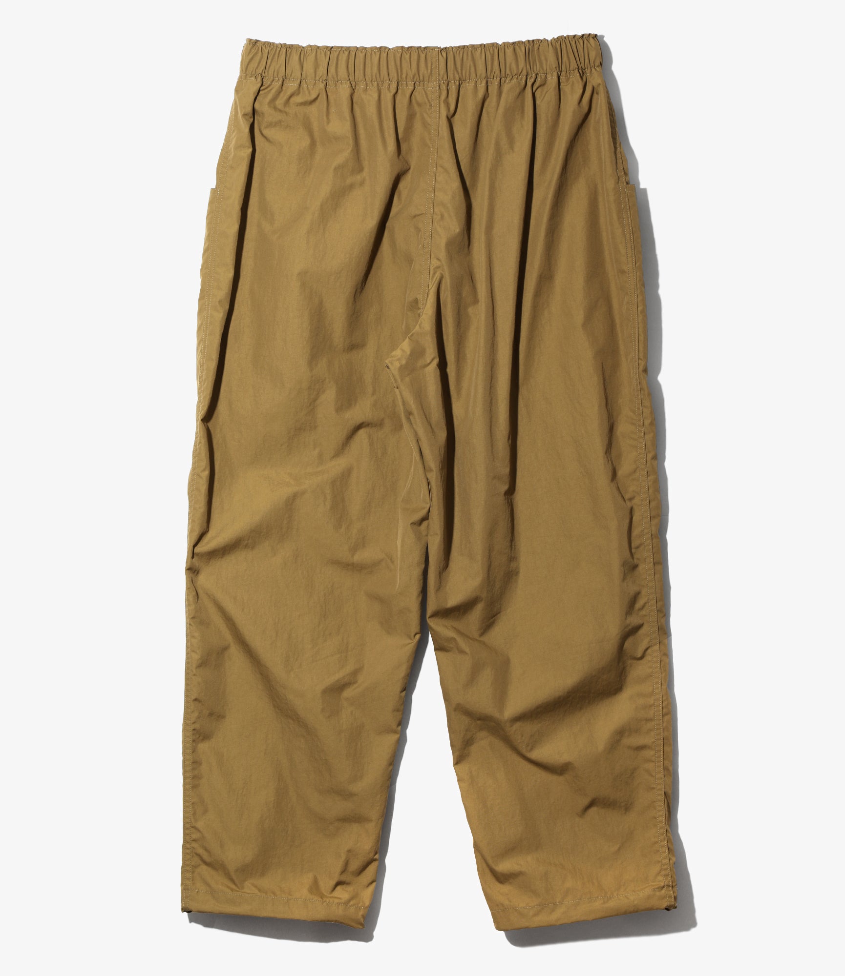 Belted C.S.Pant - Brown - Nylon Tussah