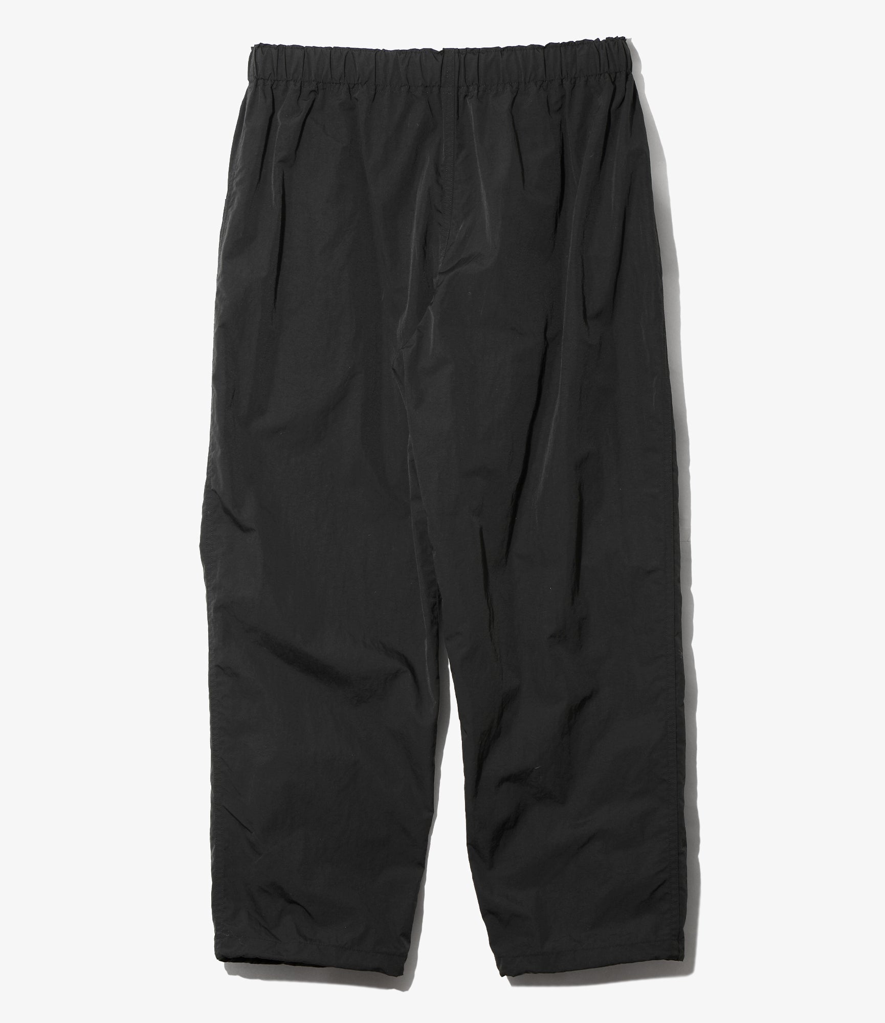 Belted C.S.Pant - Black - Nylon Tussah
