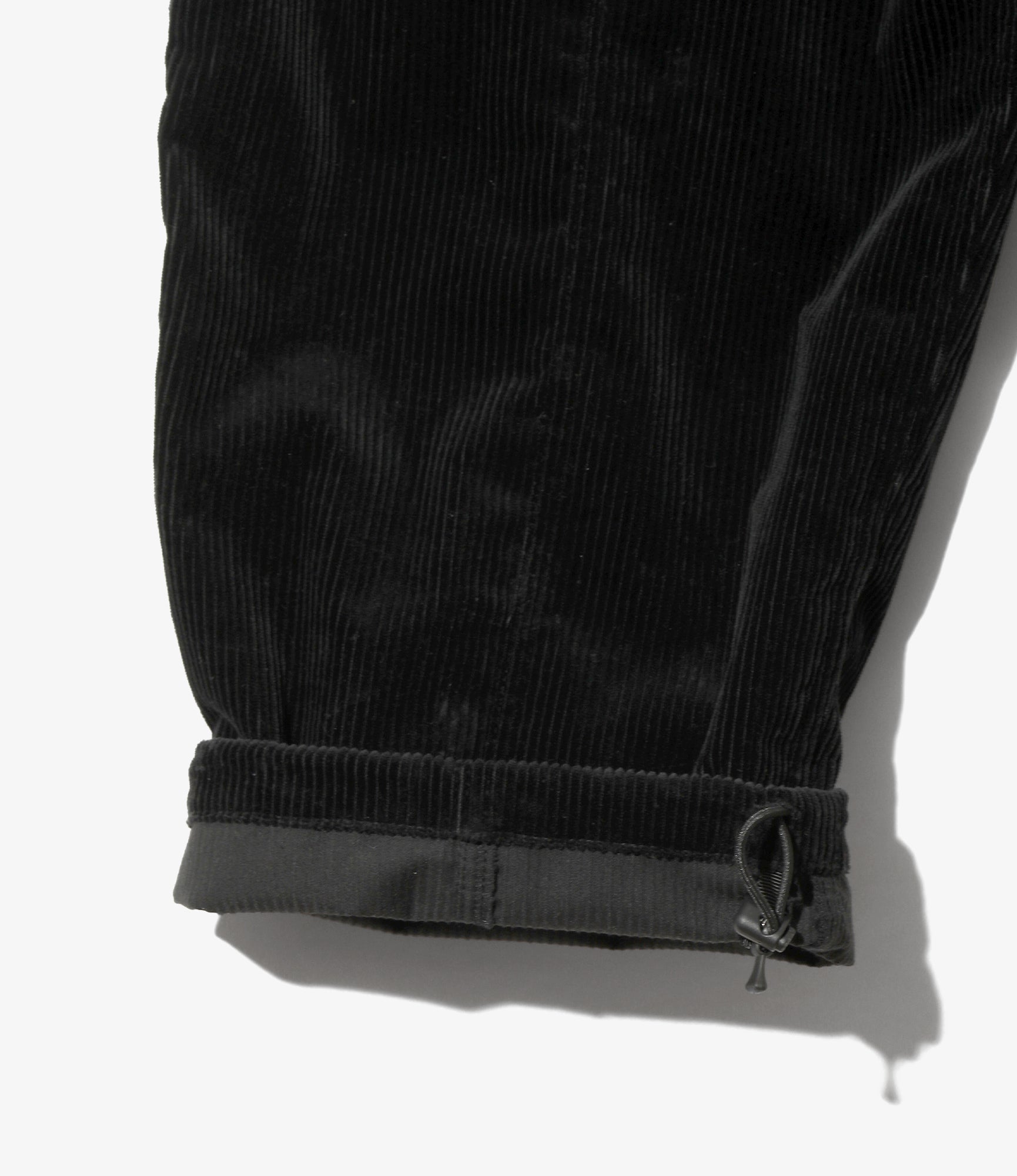 Belted C.S.Pant - Black - Wool Corduroy