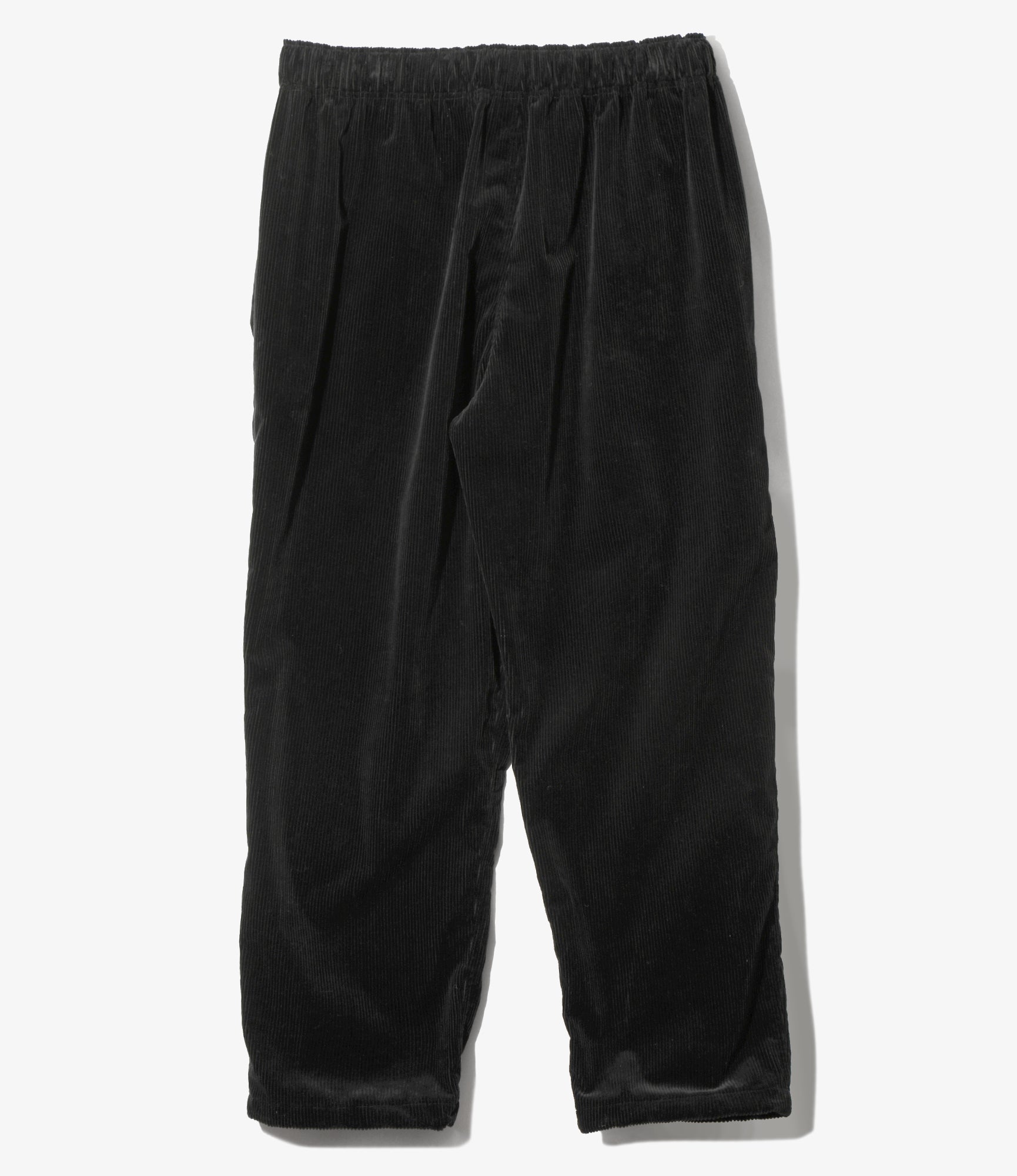 Belted C.S.Pant - Black - Wool Corduroy