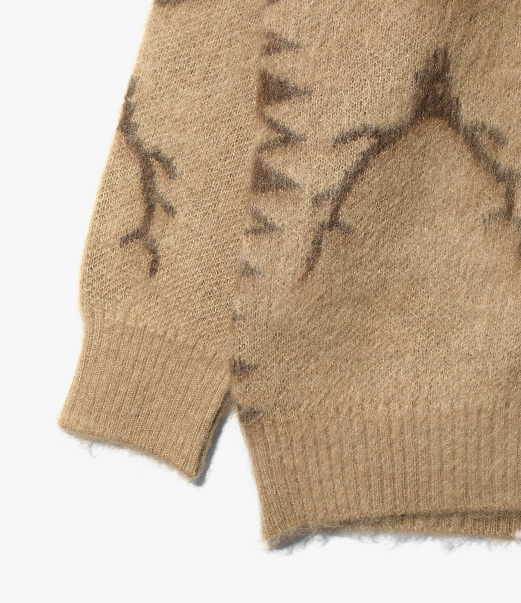 V-Neck Cardigan Sweater - Beige - Skull & Target