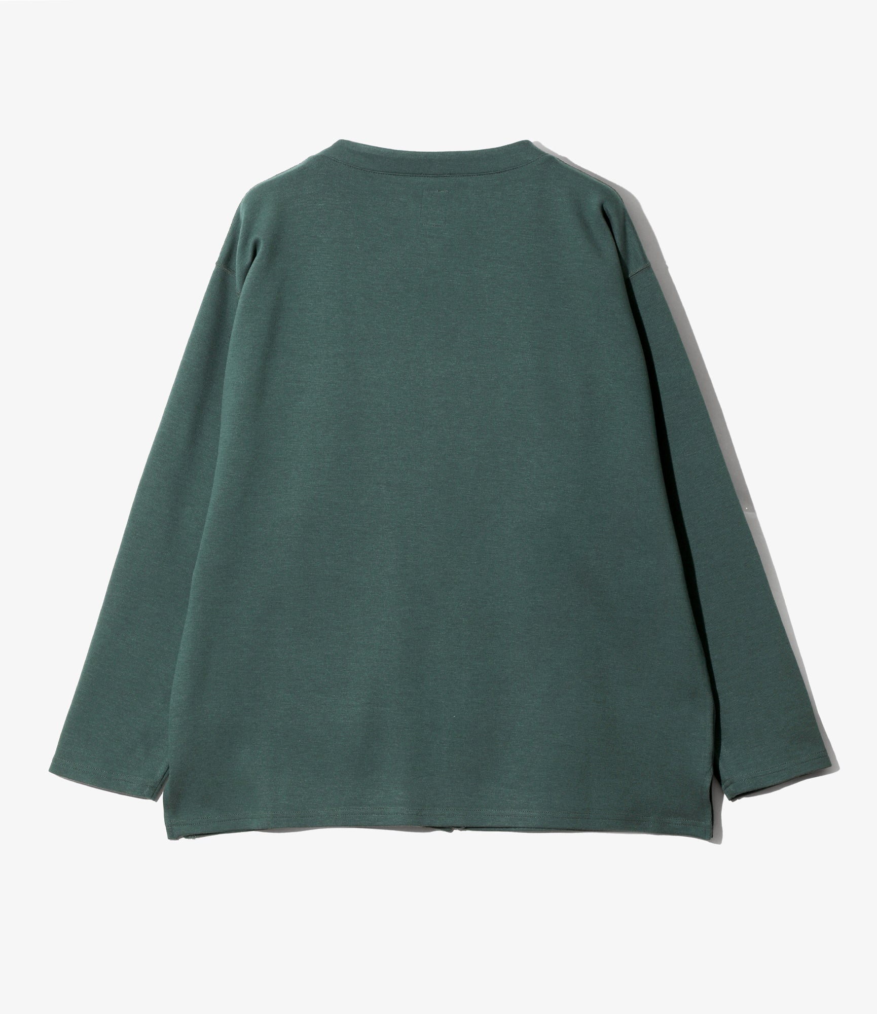 V Neck Cardigan - Green - Smooth Jersey