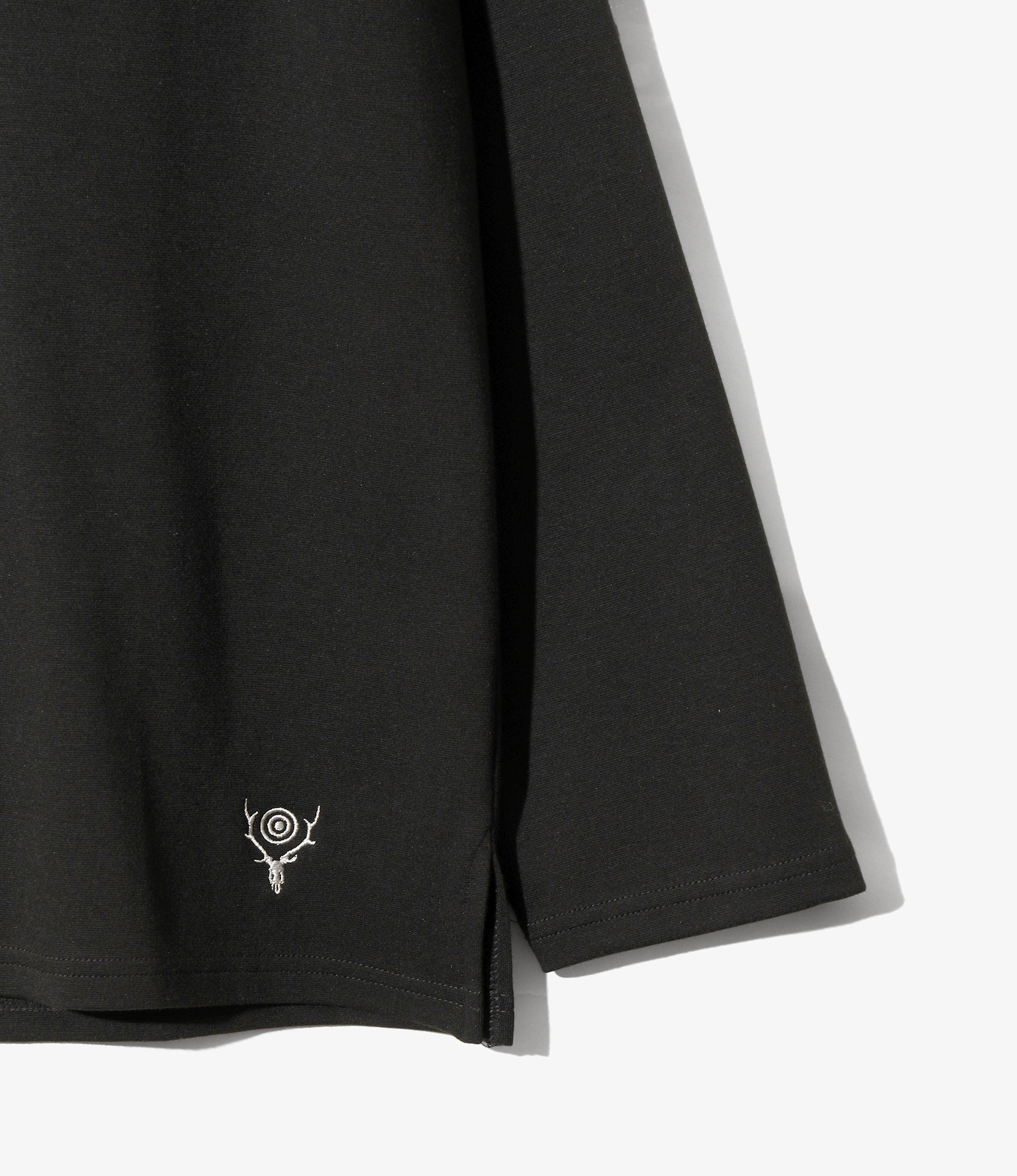 V Neck Cardigan - Black - Smooth Jersey