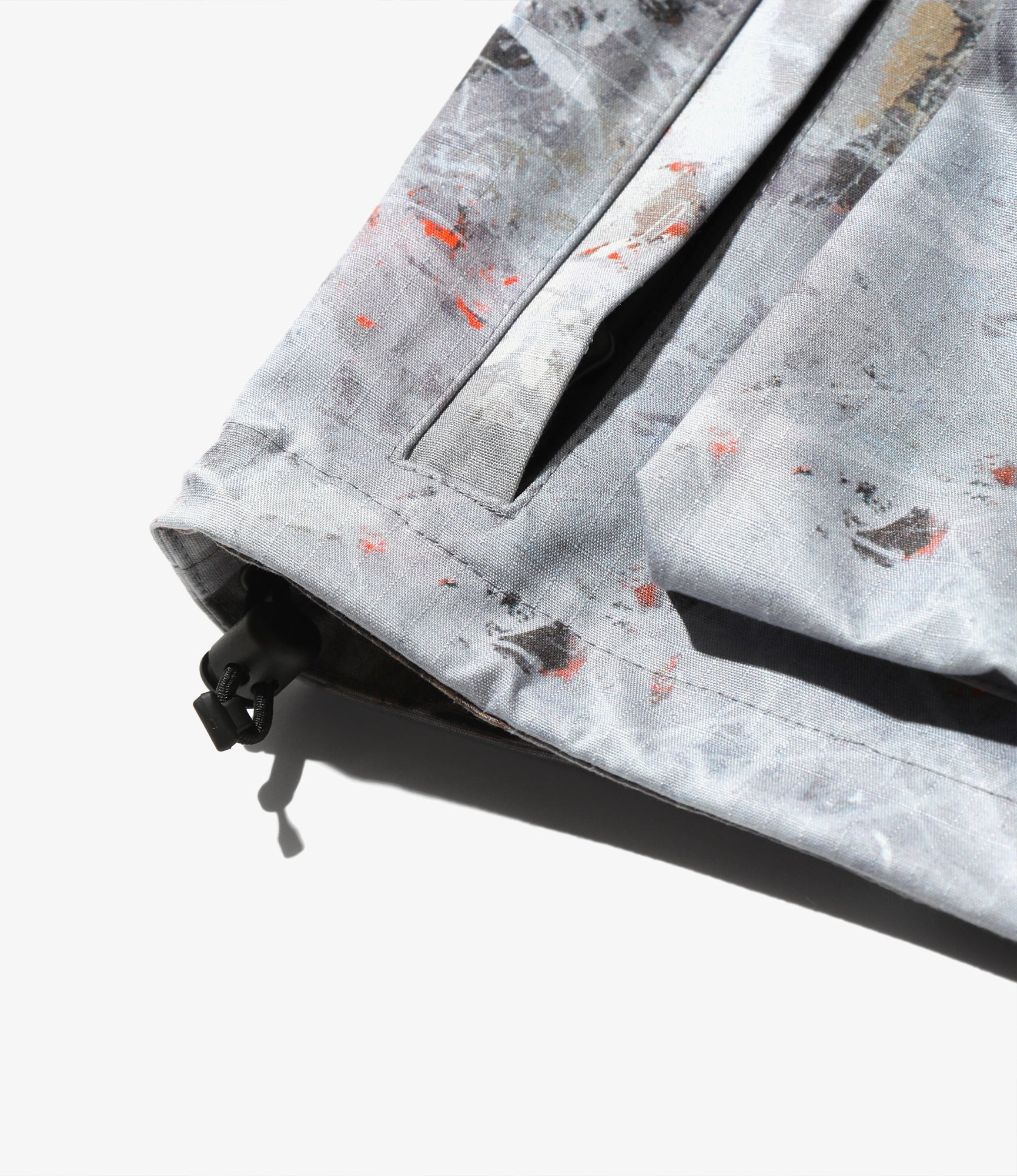 South2 West8 x Ben Miller River Trek Jacket - Grey - Printed Cotton Ripstop / 3Layer
