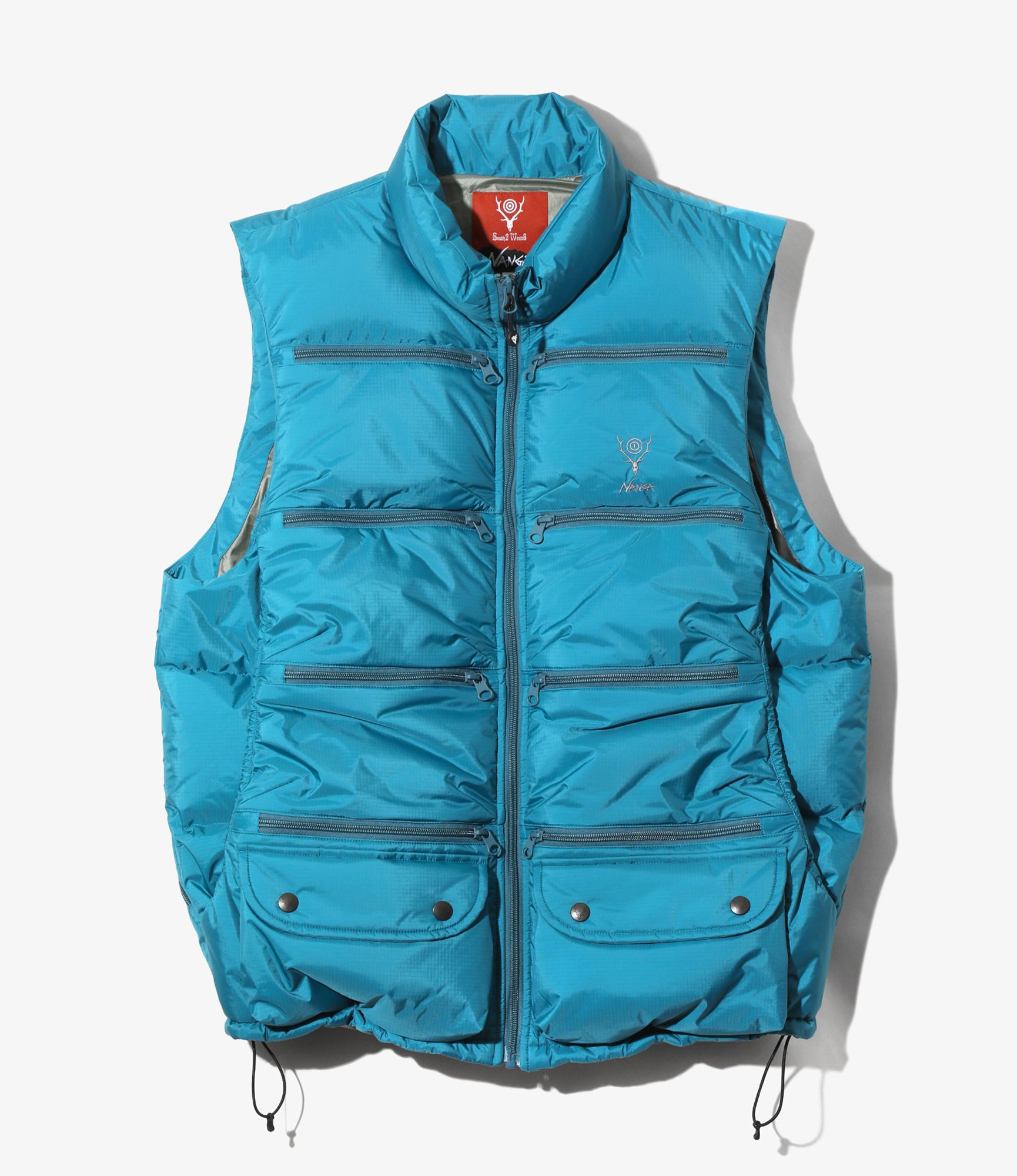South2 West8 x NANGA Fishing Vest - Blue