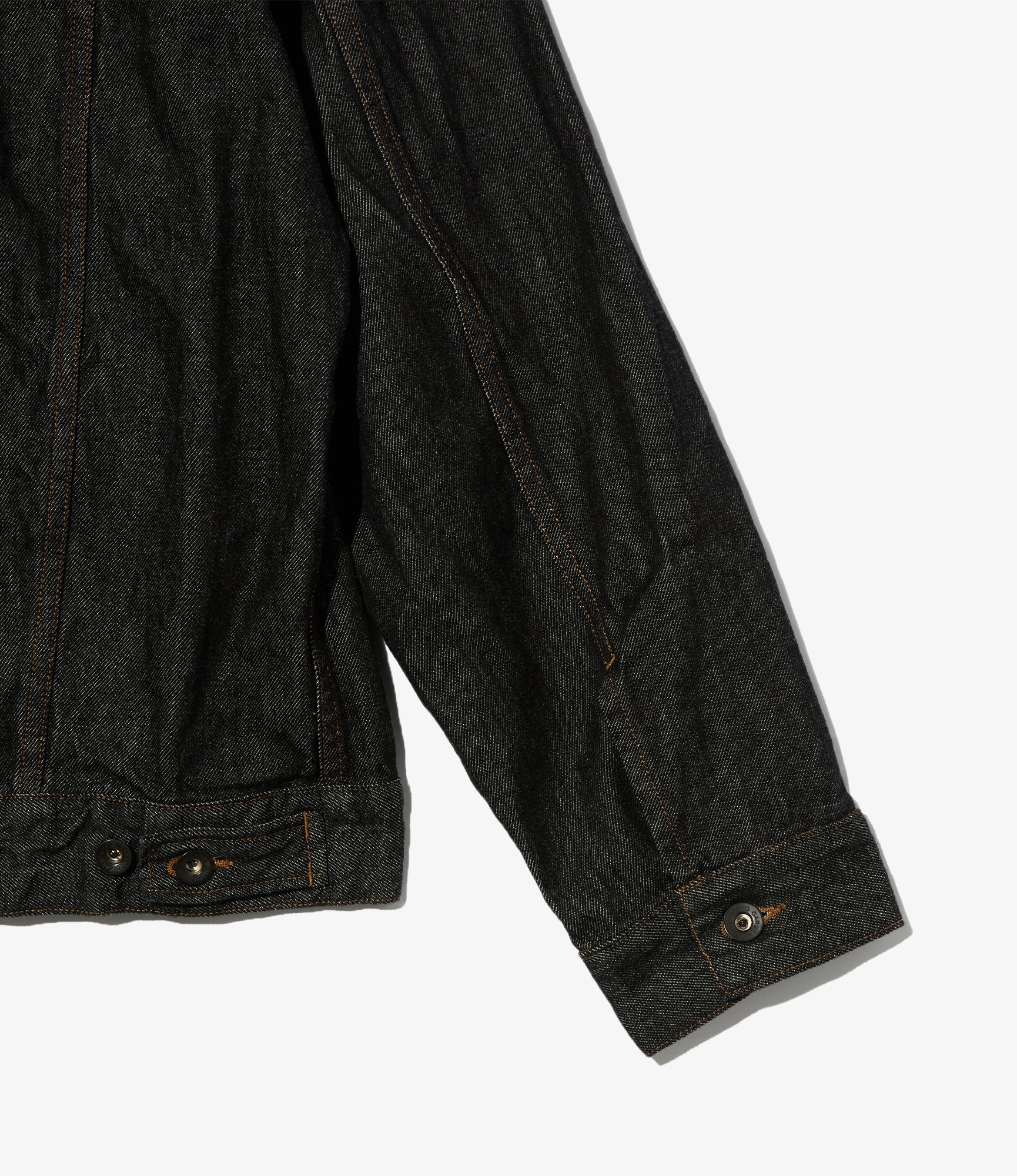 Type 5 Jean Jacket - Black Cotton Cone Denim